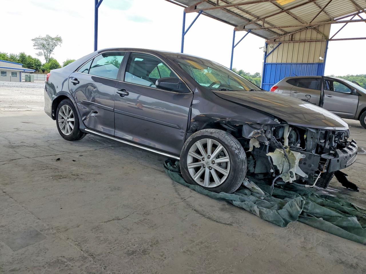 2014 Toyota Camry Xle Серый vin: 4T1BF1FK7EU835935