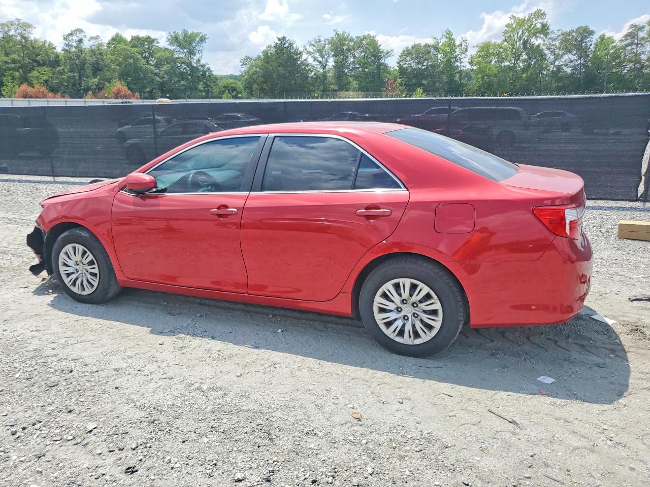 2014 Toyota Camry L Red vin: 4T1BF1FK7EU840665