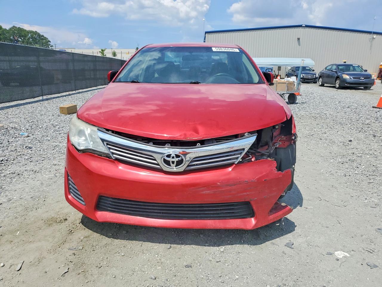 2014 Toyota Camry L Red vin: 4T1BF1FK7EU840665