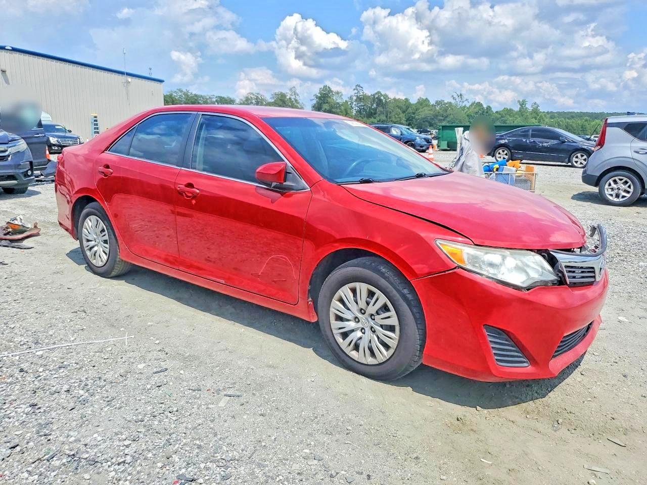 2014 Toyota Camry L Red vin: 4T1BF1FK7EU840665