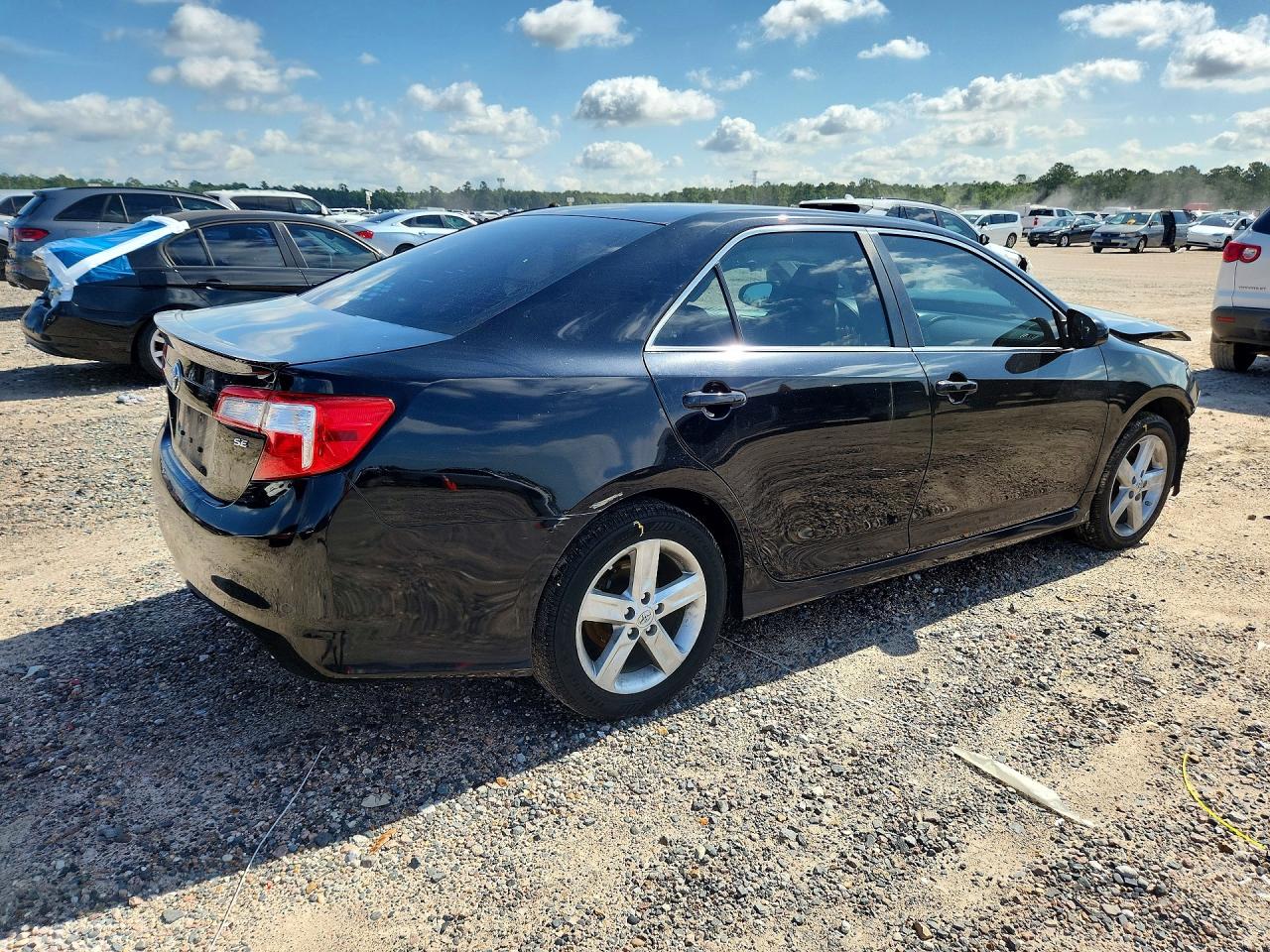 2014 Toyota Camry Se Black vin: 4T1BF1FK7EU840696