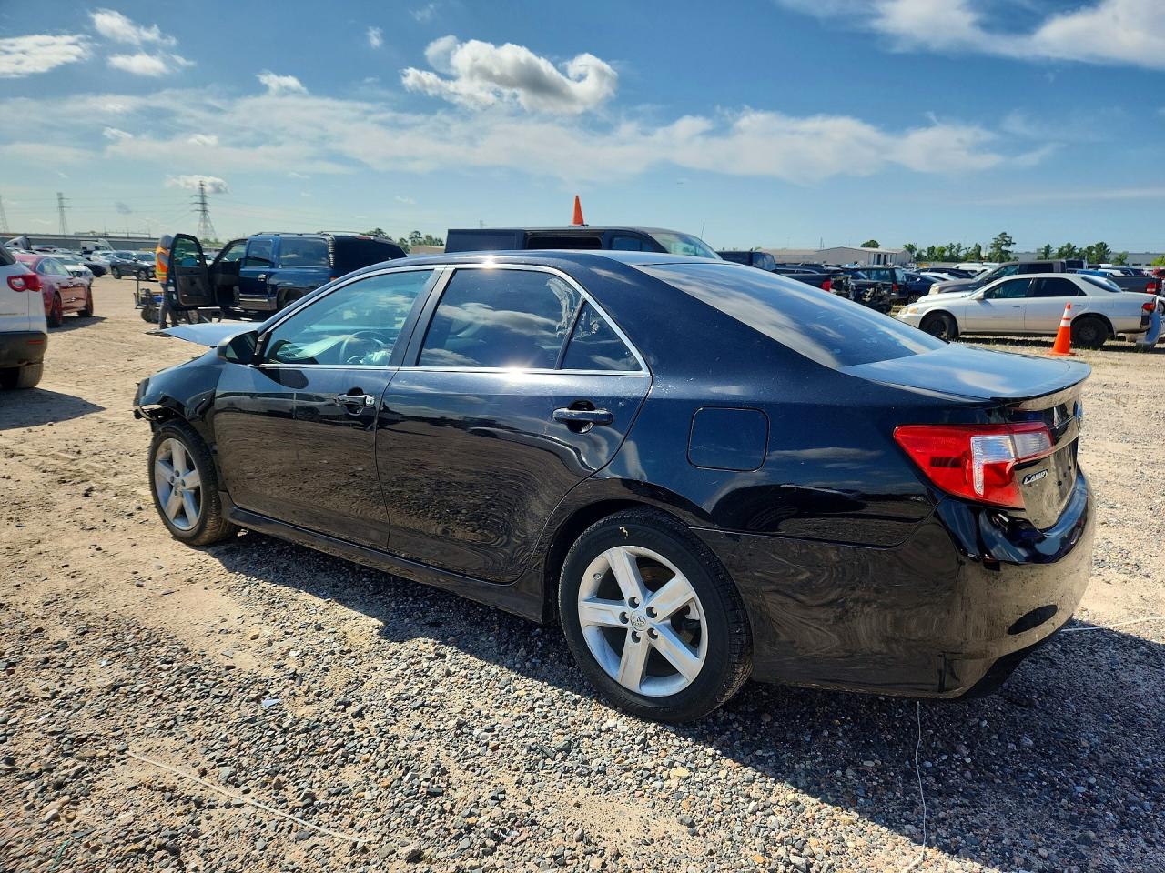 2014 Toyota Camry Se Black vin: 4T1BF1FK7EU840696