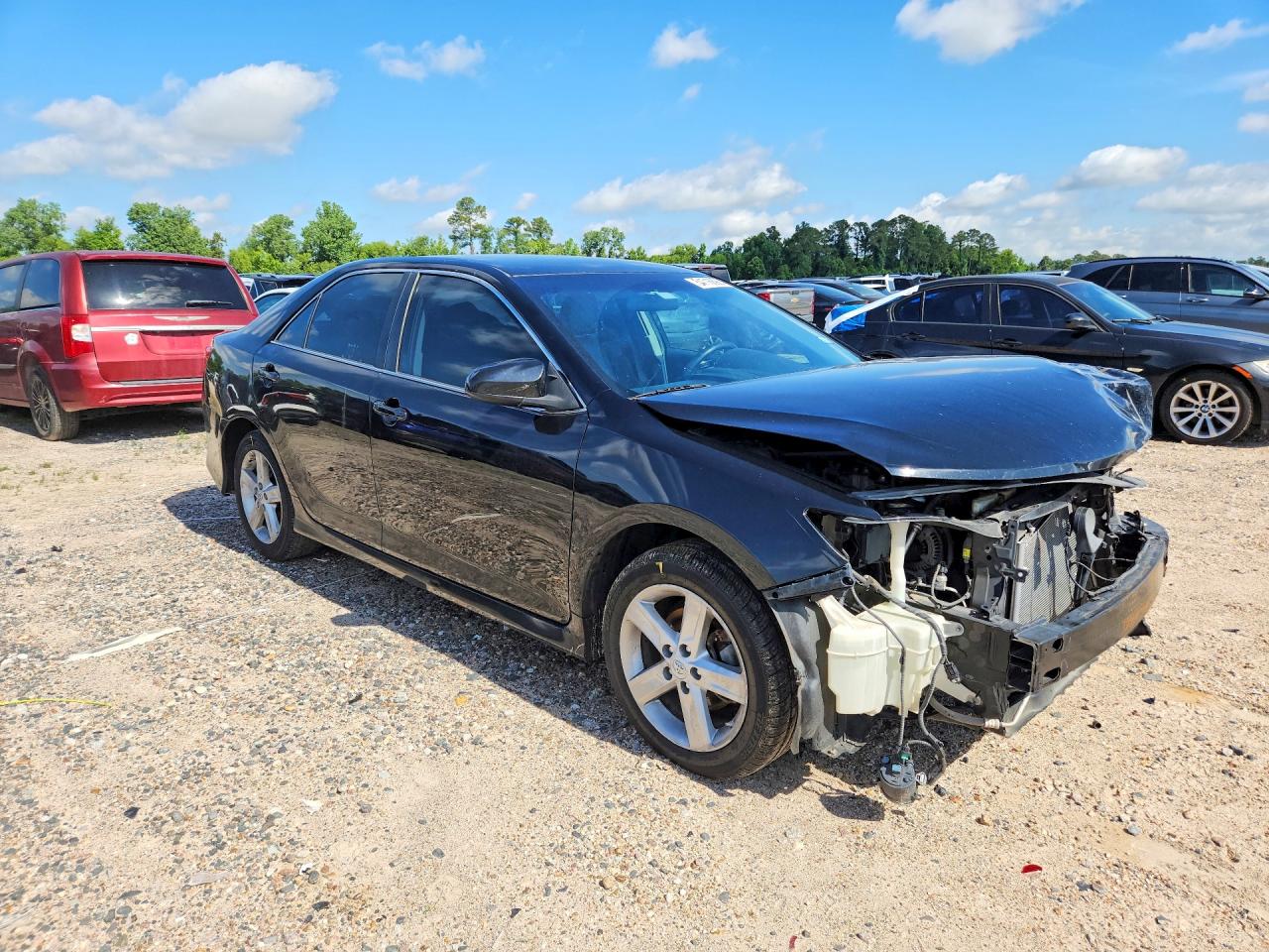 2014 Toyota Camry Se Black vin: 4T1BF1FK7EU840696