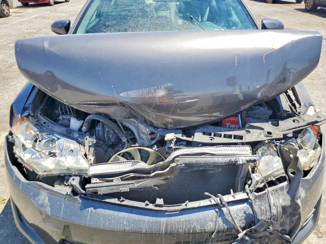 2014 Toyota Camry Le Серый vin: 4T1BF1FK7EU847762