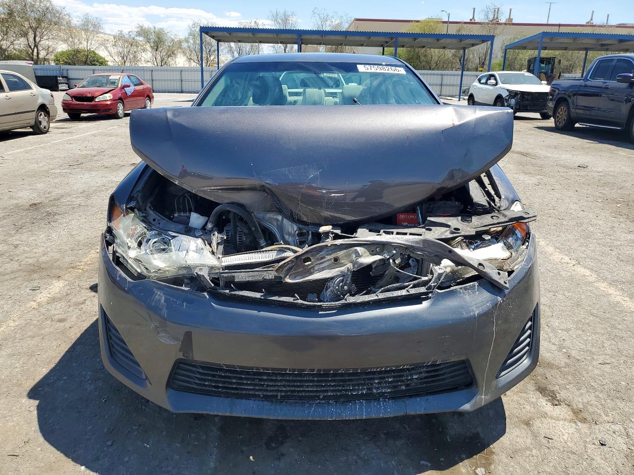 2014 Toyota Camry Le Серый vin: 4T1BF1FK7EU847762