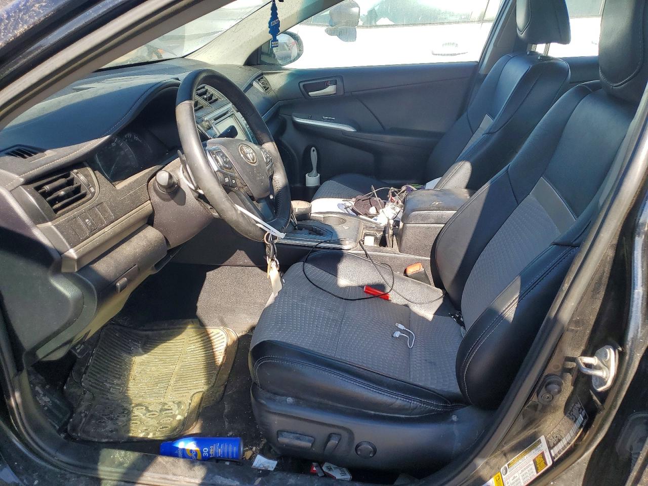 2014 Toyota Camry Se Sport Black vin: 4T1BF1FK7EU861872