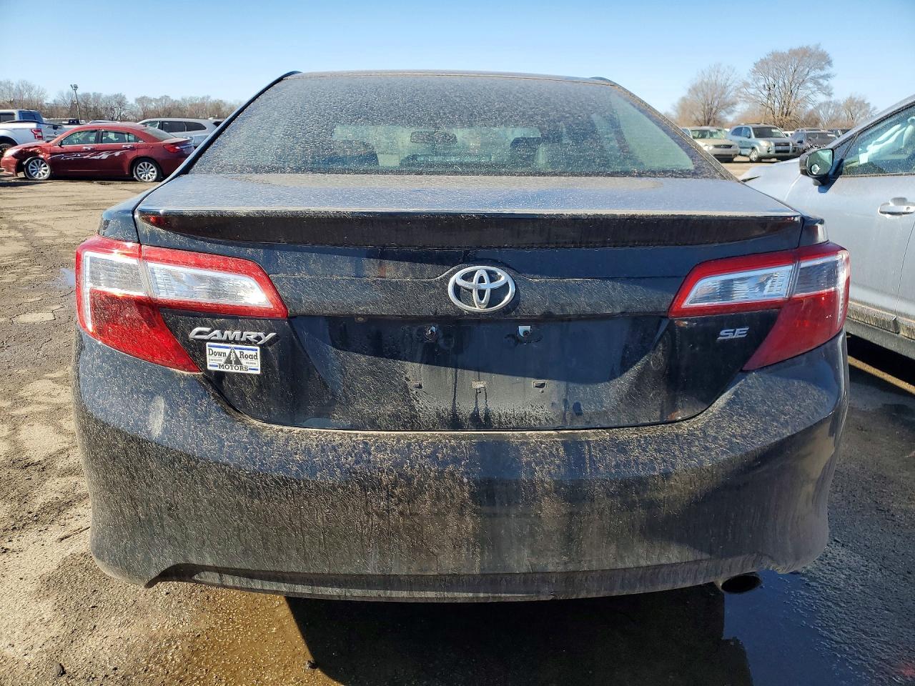 2014 Toyota Camry Se Sport Black vin: 4T1BF1FK7EU861872