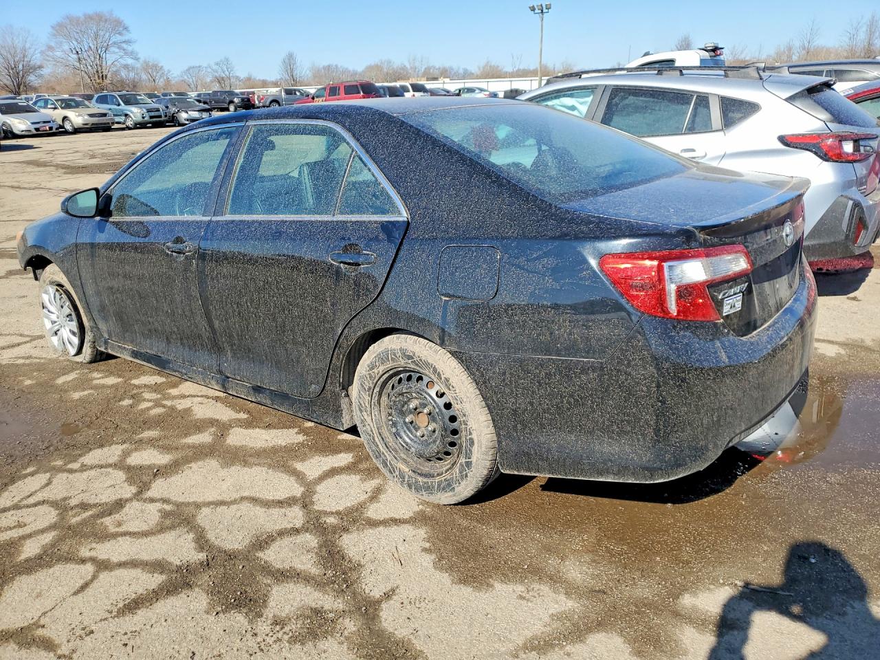 2014 Toyota Camry Se Sport Black vin: 4T1BF1FK7EU861872