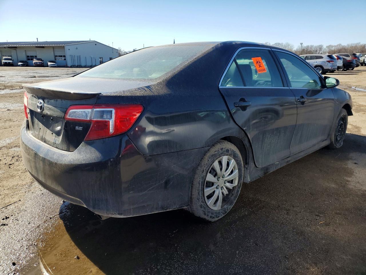 2014 Toyota Camry Se Sport Black vin: 4T1BF1FK7EU861872