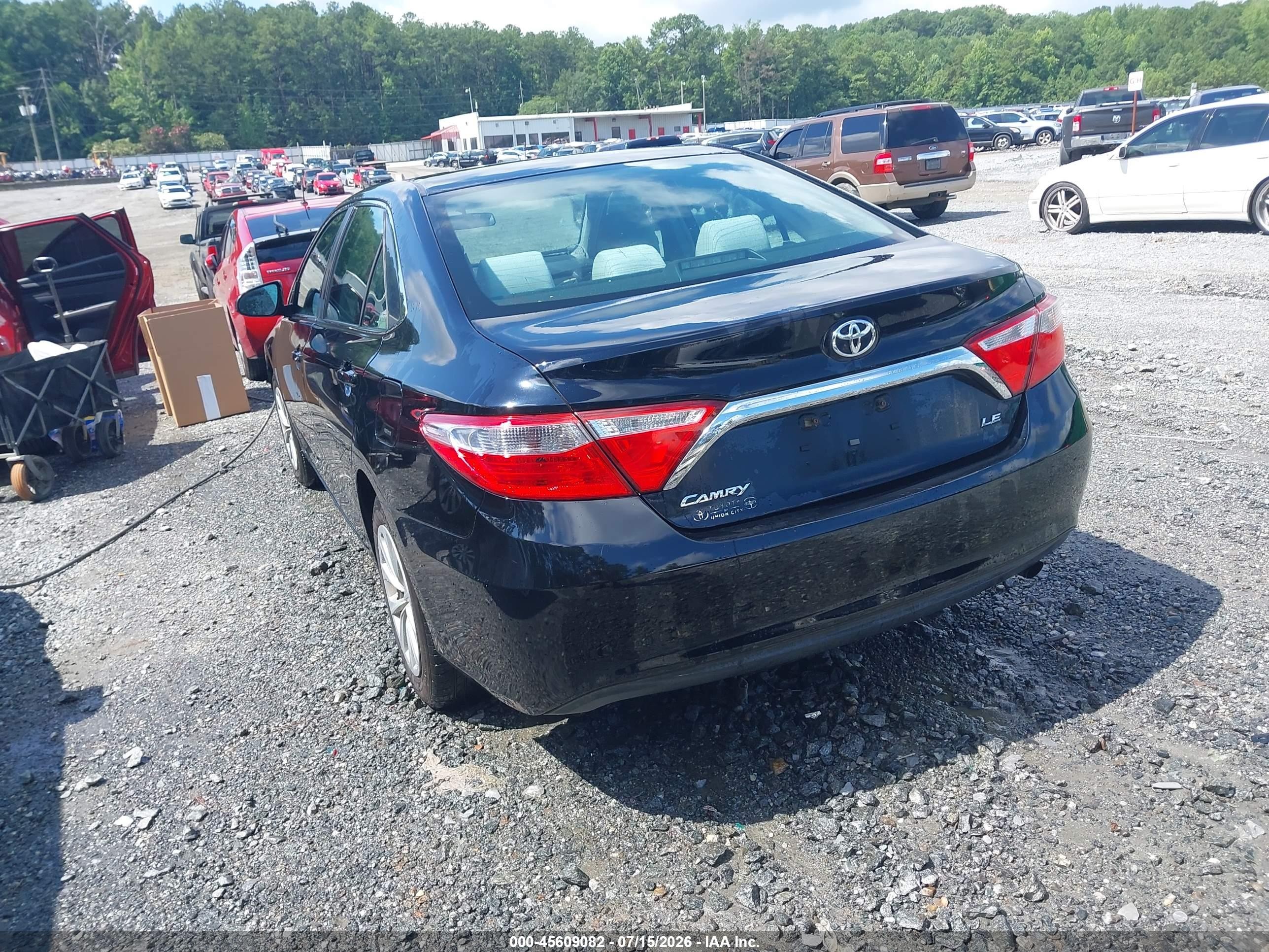 2015 Toyota Camry Le Black vin: 4T1BF1FK7FU003562