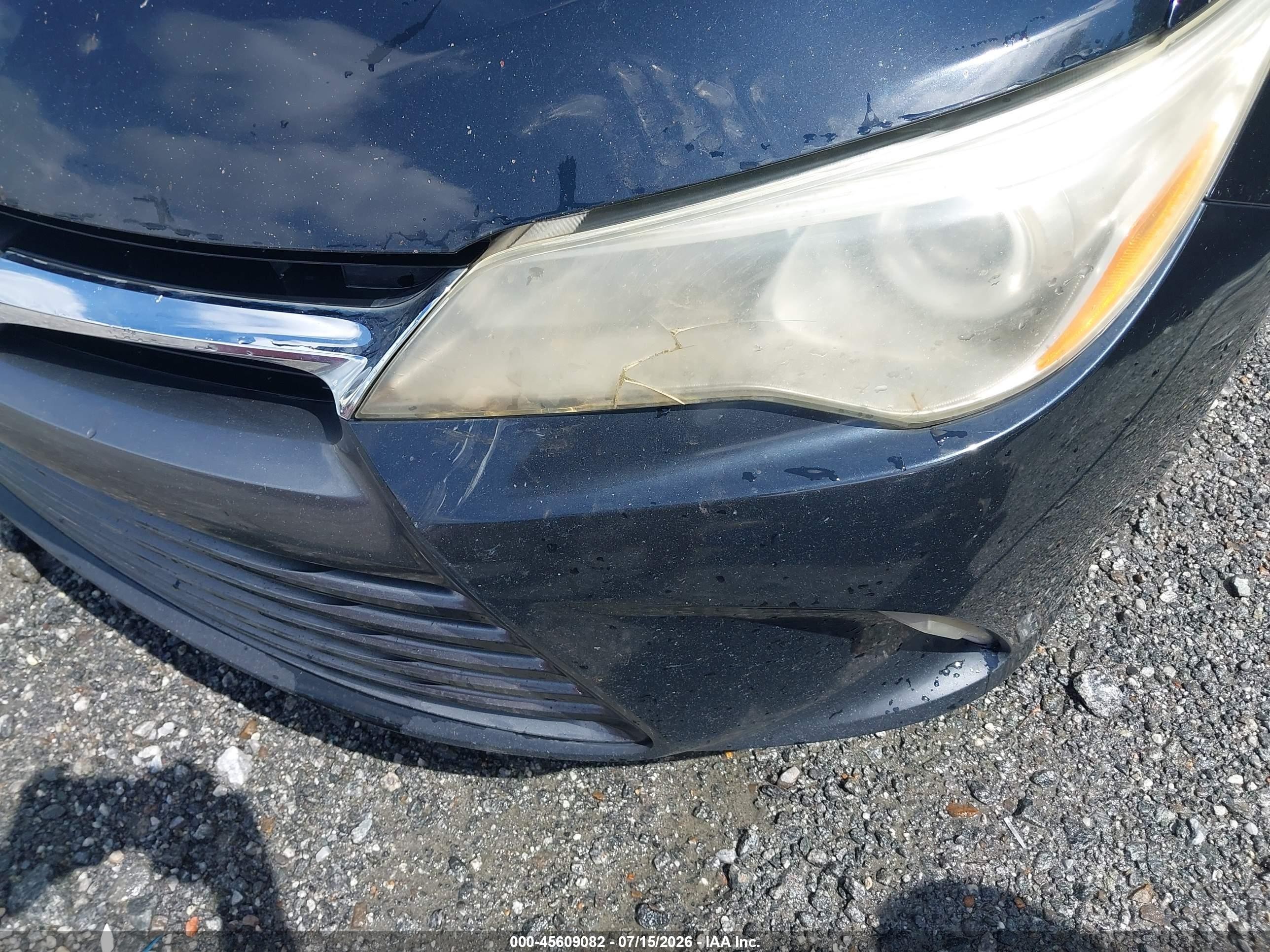 2015 Toyota Camry Le Black vin: 4T1BF1FK7FU003562