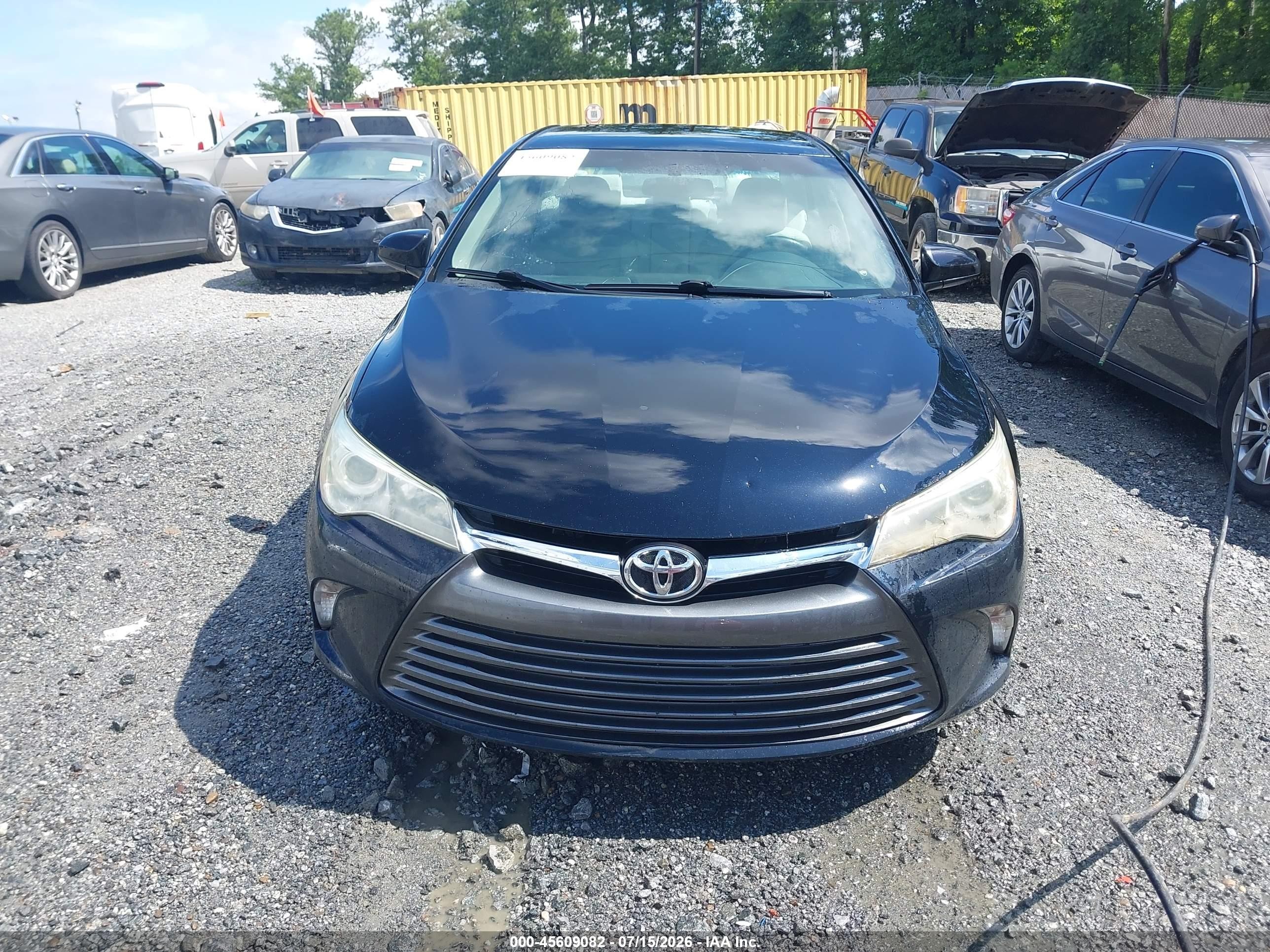 2015 Toyota Camry Le Black vin: 4T1BF1FK7FU003562