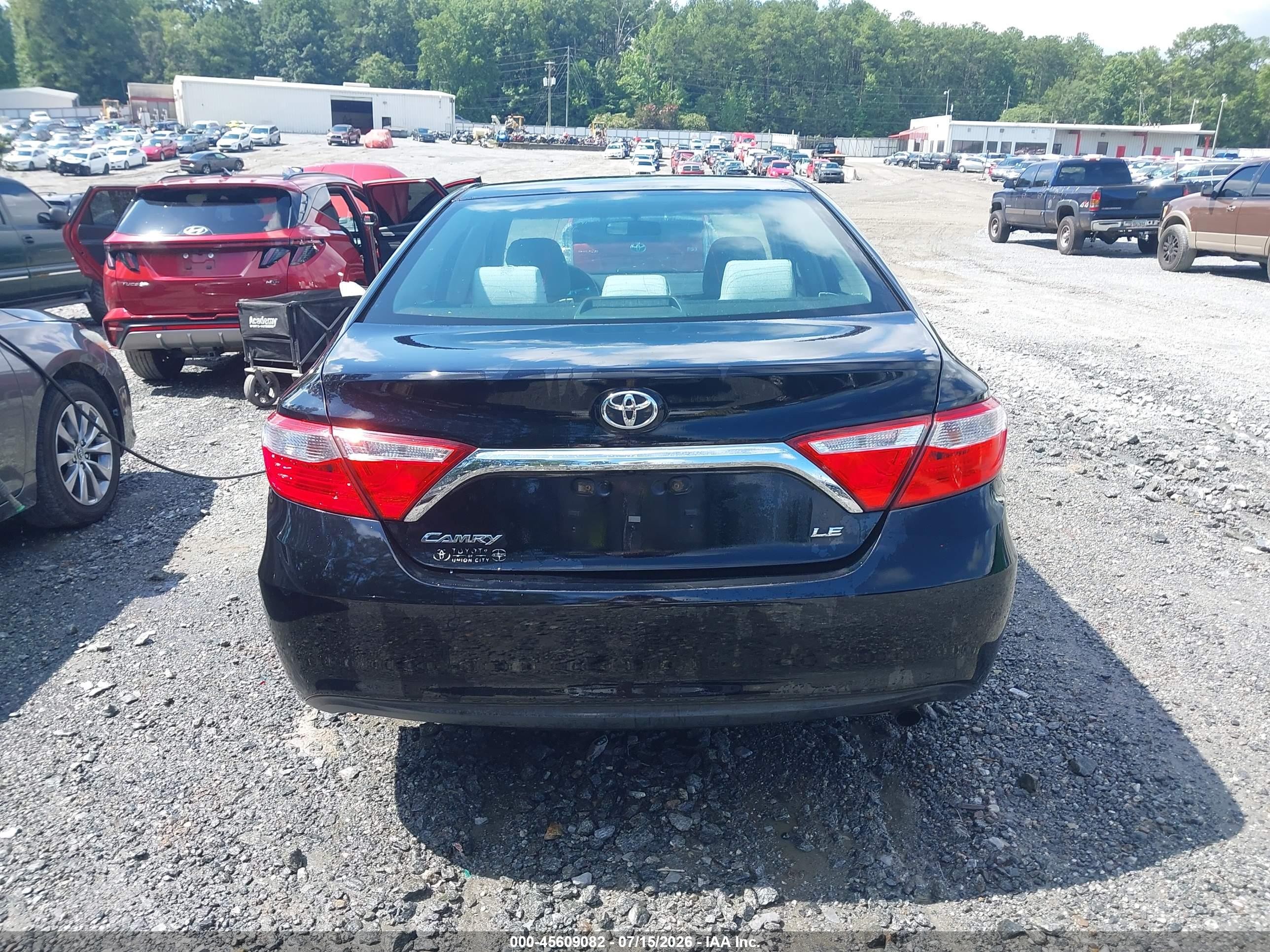 2015 Toyota Camry Le Black vin: 4T1BF1FK7FU003562