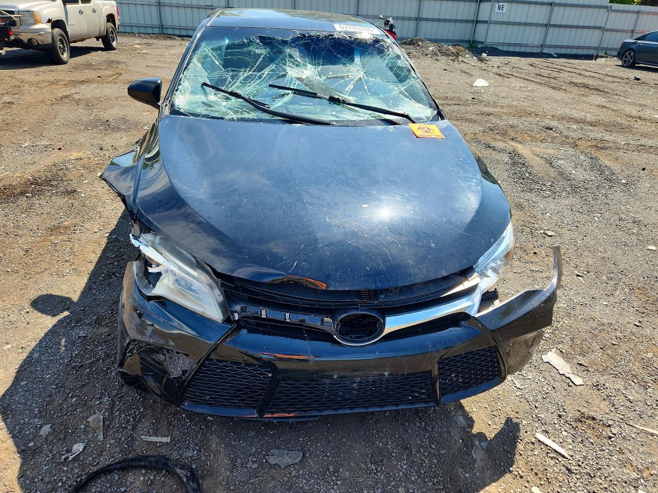 2015 Toyota Camry Se Черный vin: 4T1BF1FK7FU004503