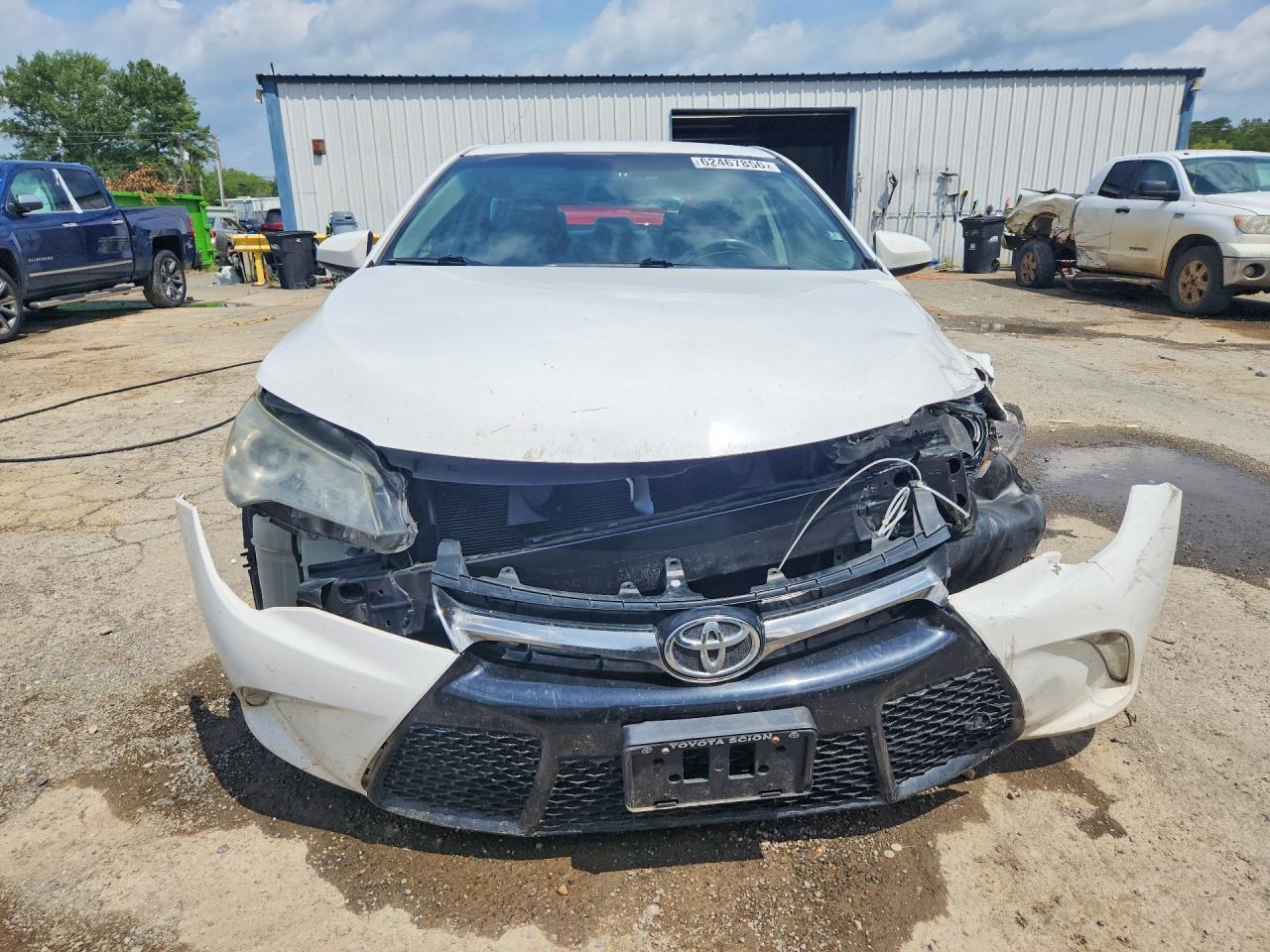 2015 Toyota Camry Se White vin: 4T1BF1FK7FU007949