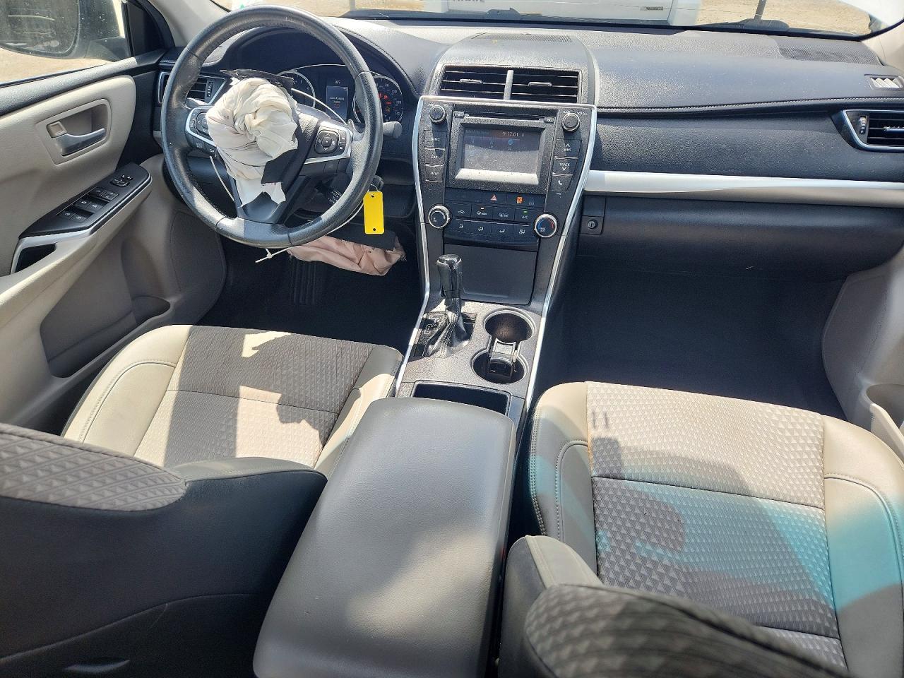 2015 Toyota Camry Se White vin: 4T1BF1FK7FU007949