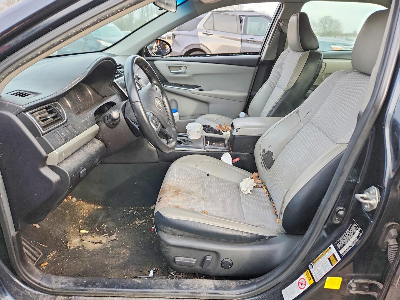 2015 Toyota Camry Le Черный vin: 4T1BF1FK7FU010592