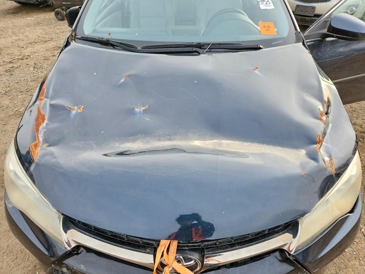 2015 Toyota Camry Le Черный vin: 4T1BF1FK7FU010592