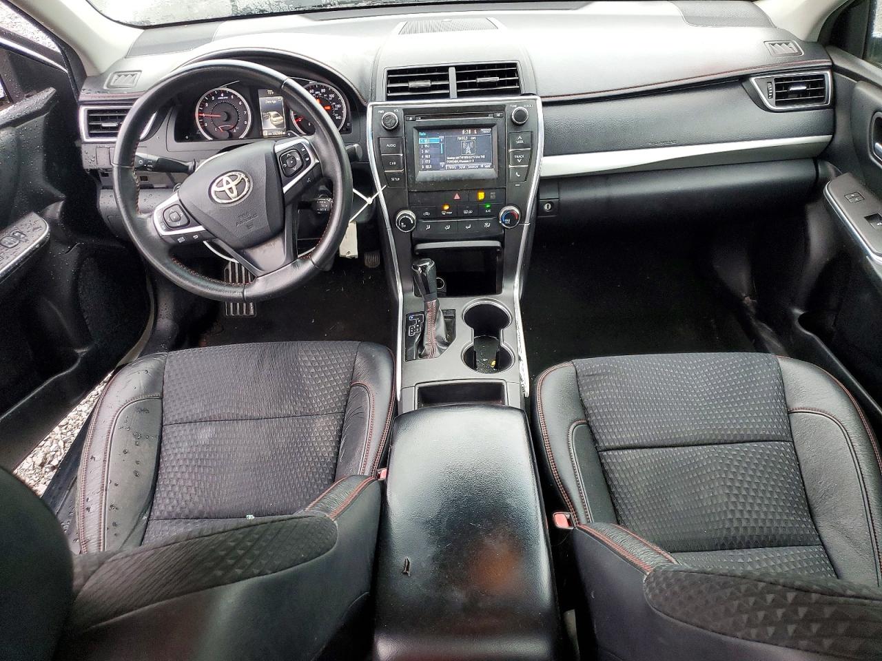2015 Toyota Camry Se White vin: 4T1BF1FK7FU014397