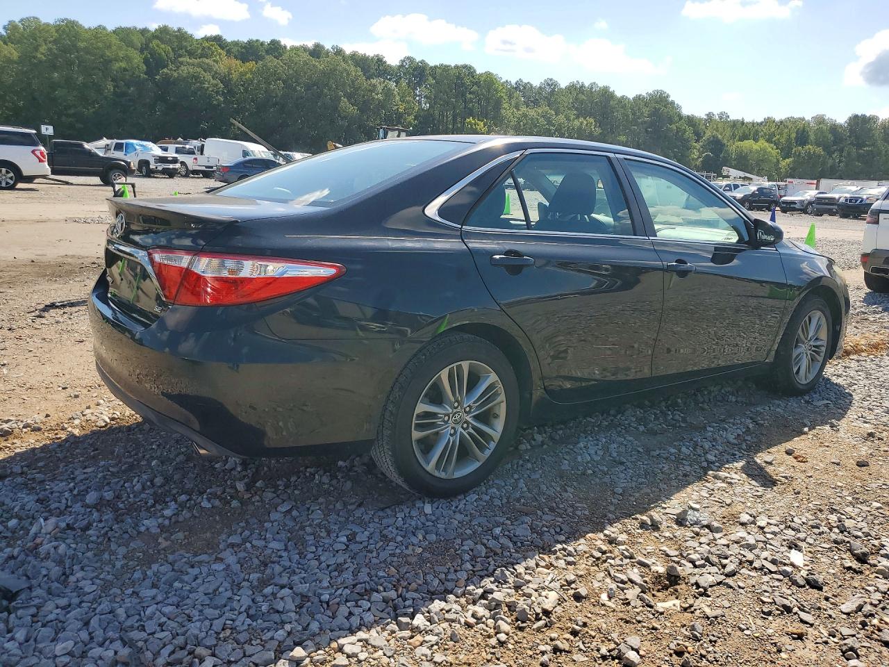 2015 Toyota Camry Se Black vin: 4T1BF1FK7FU020040