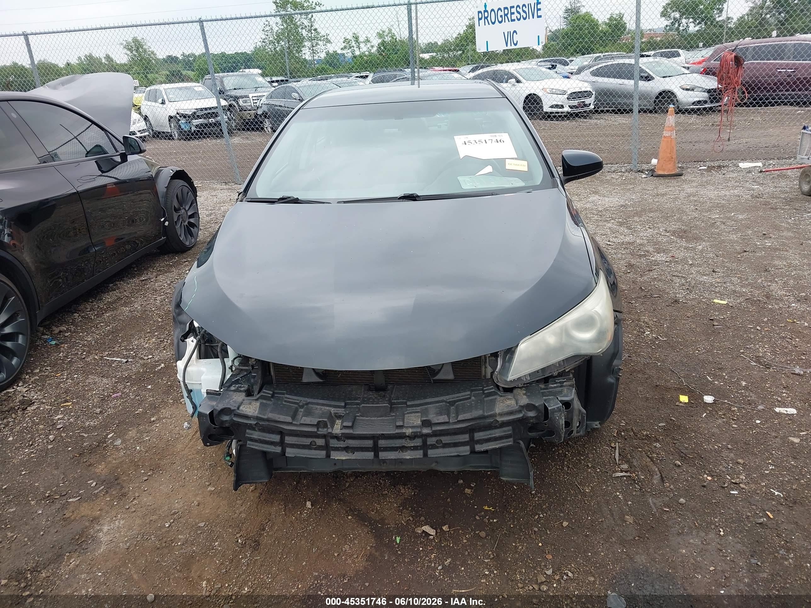 2015 Toyota Camry Se Черный vin: 4T1BF1FK7FU032088