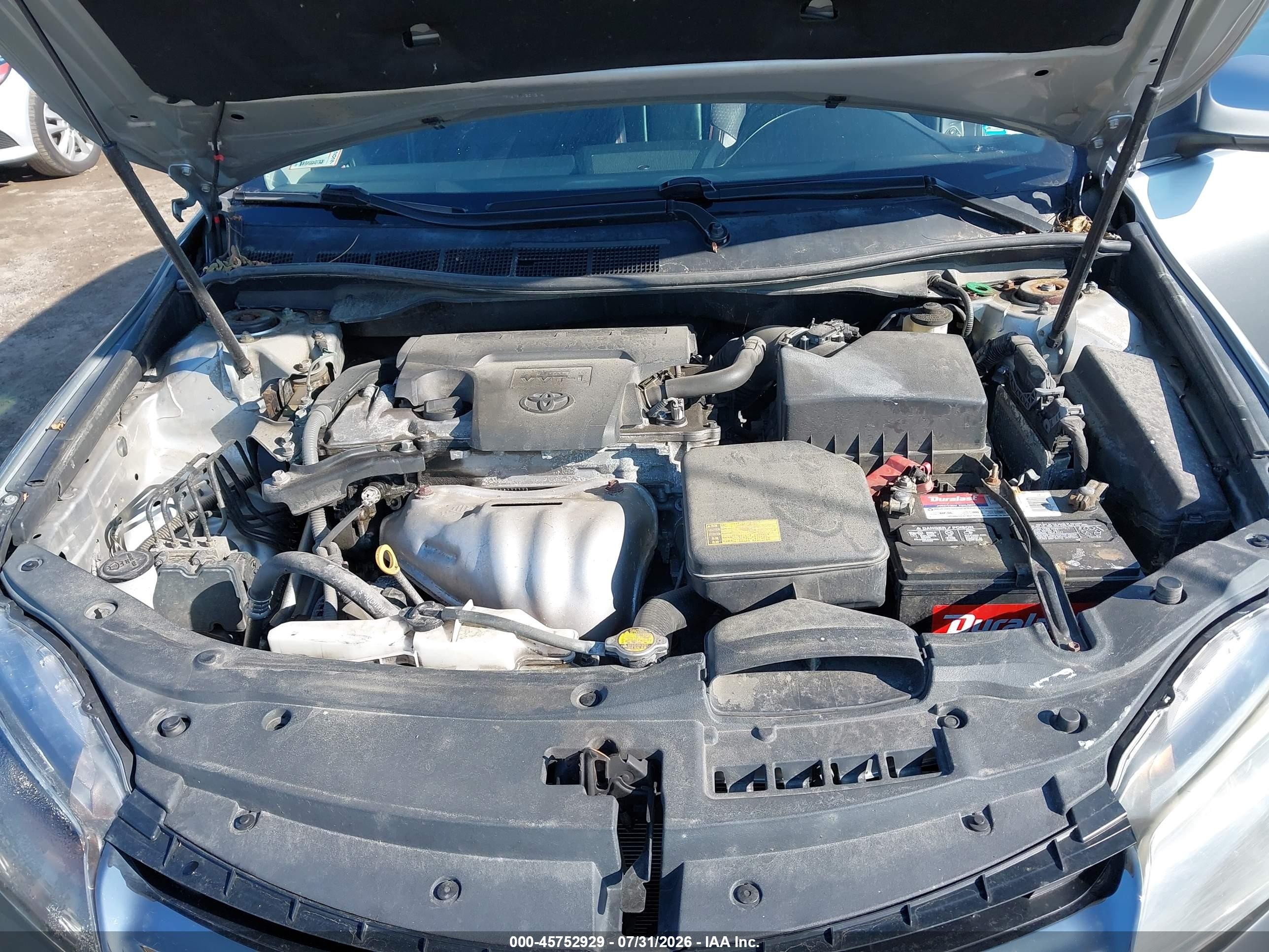 2015 Toyota Camry Se Silver vin: 4T1BF1FK7FU033225