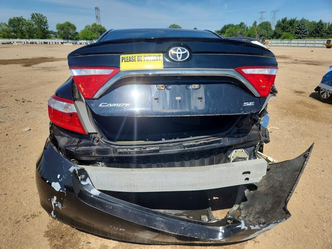 2015 Toyota Camry Se Black vin: 4T1BF1FK7FU039980