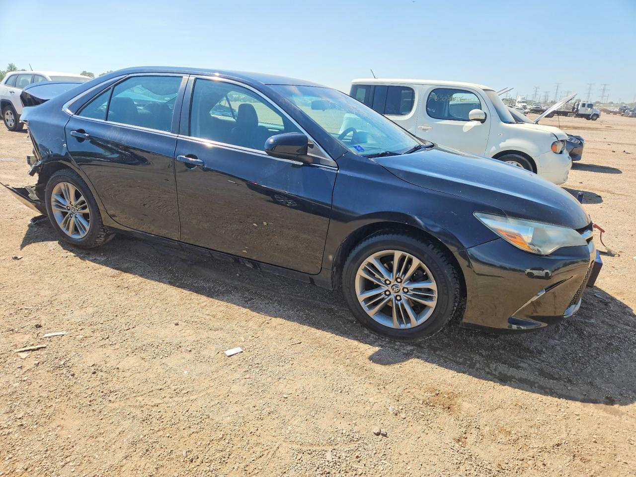 2015 Toyota Camry Se Black vin: 4T1BF1FK7FU039980