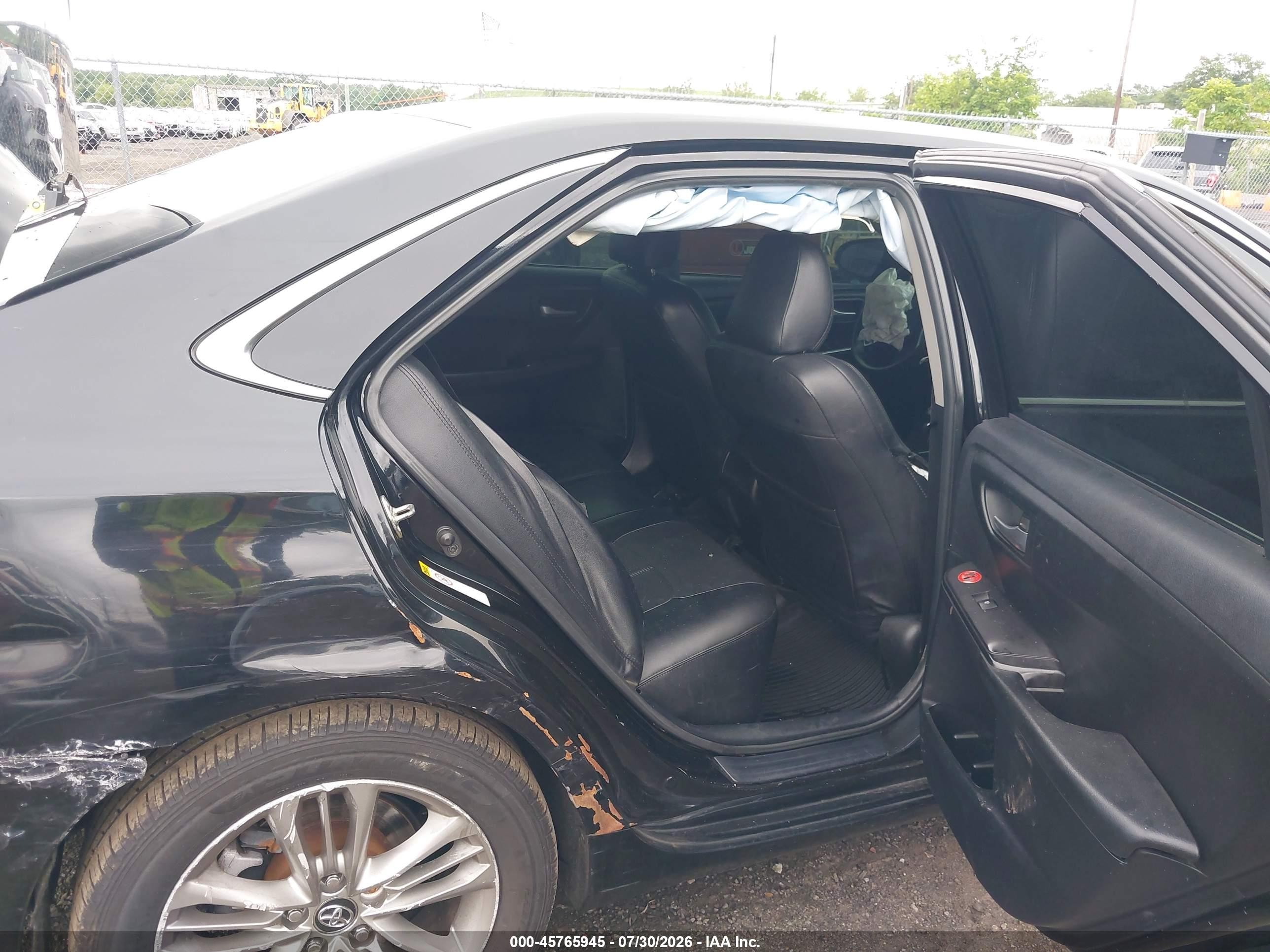 2015 Toyota Camry Se Black vin: 4T1BF1FK7FU051093