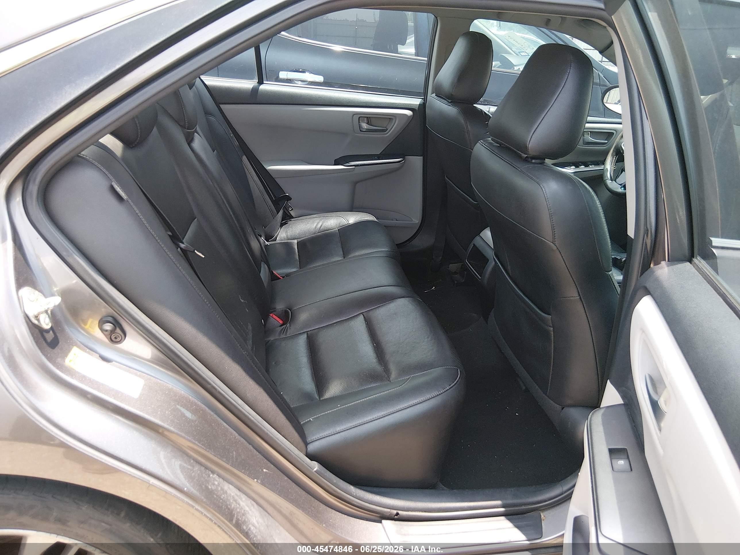 2015 Toyota Camry Se Gray vin: 4T1BF1FK7FU051921