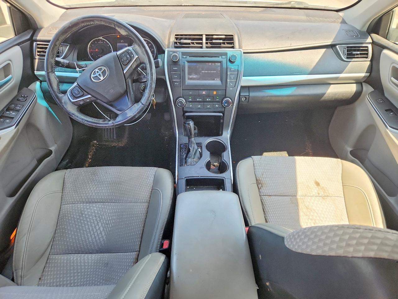 2015 Toyota Camry Se White vin: 4T1BF1FK7FU064409