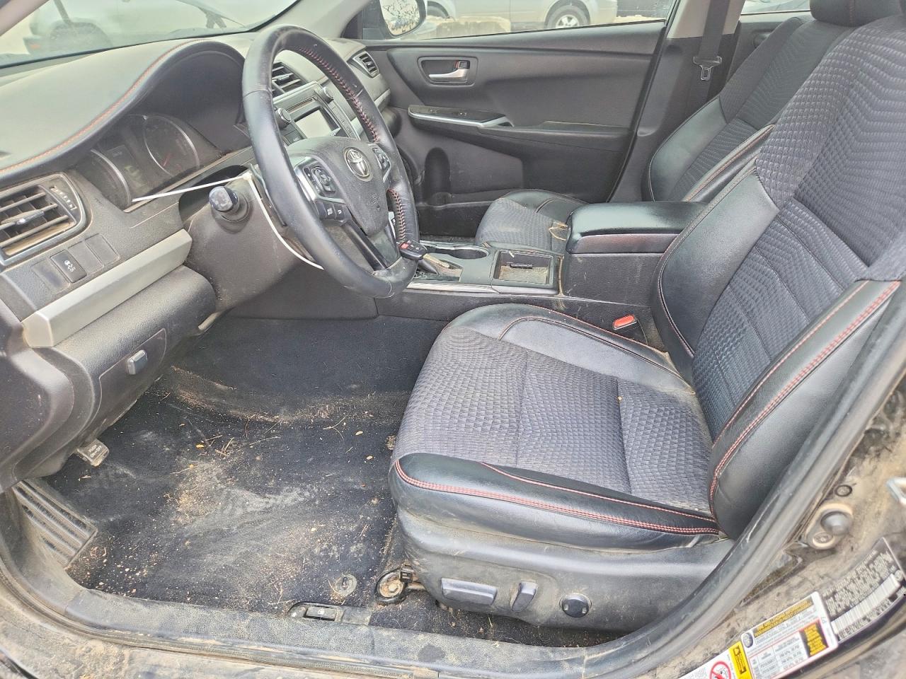 2015 Toyota Camry Se Black vin: 4T1BF1FK7FU069156
