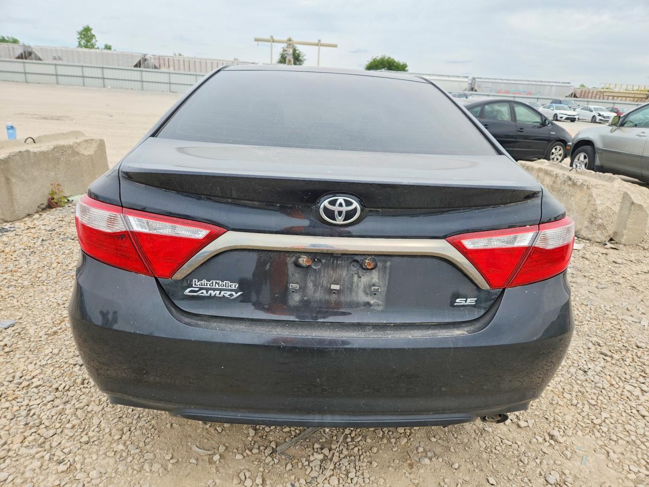 2015 Toyota Camry Se Black vin: 4T1BF1FK7FU069156