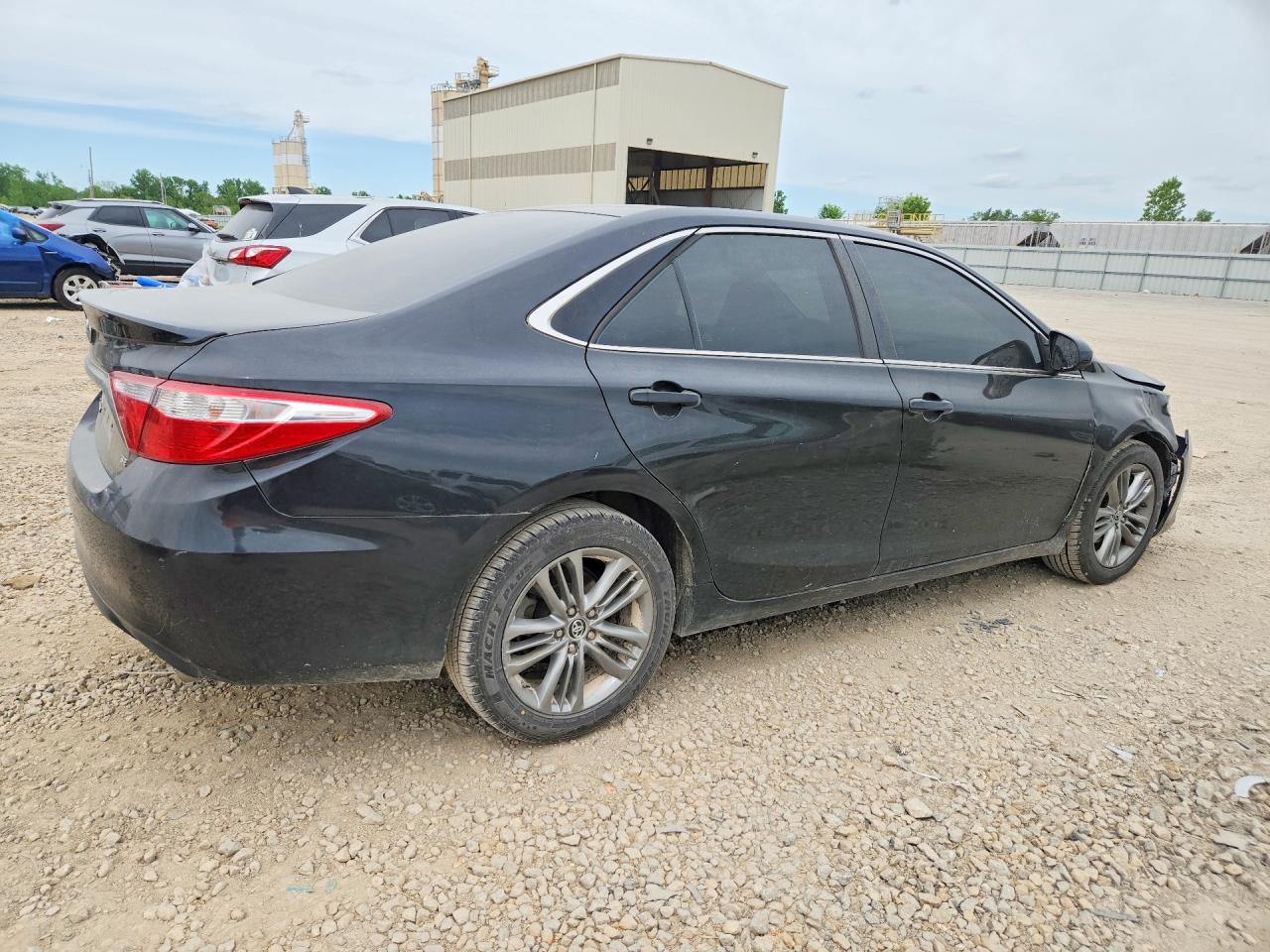 2015 Toyota Camry Se Black vin: 4T1BF1FK7FU069156