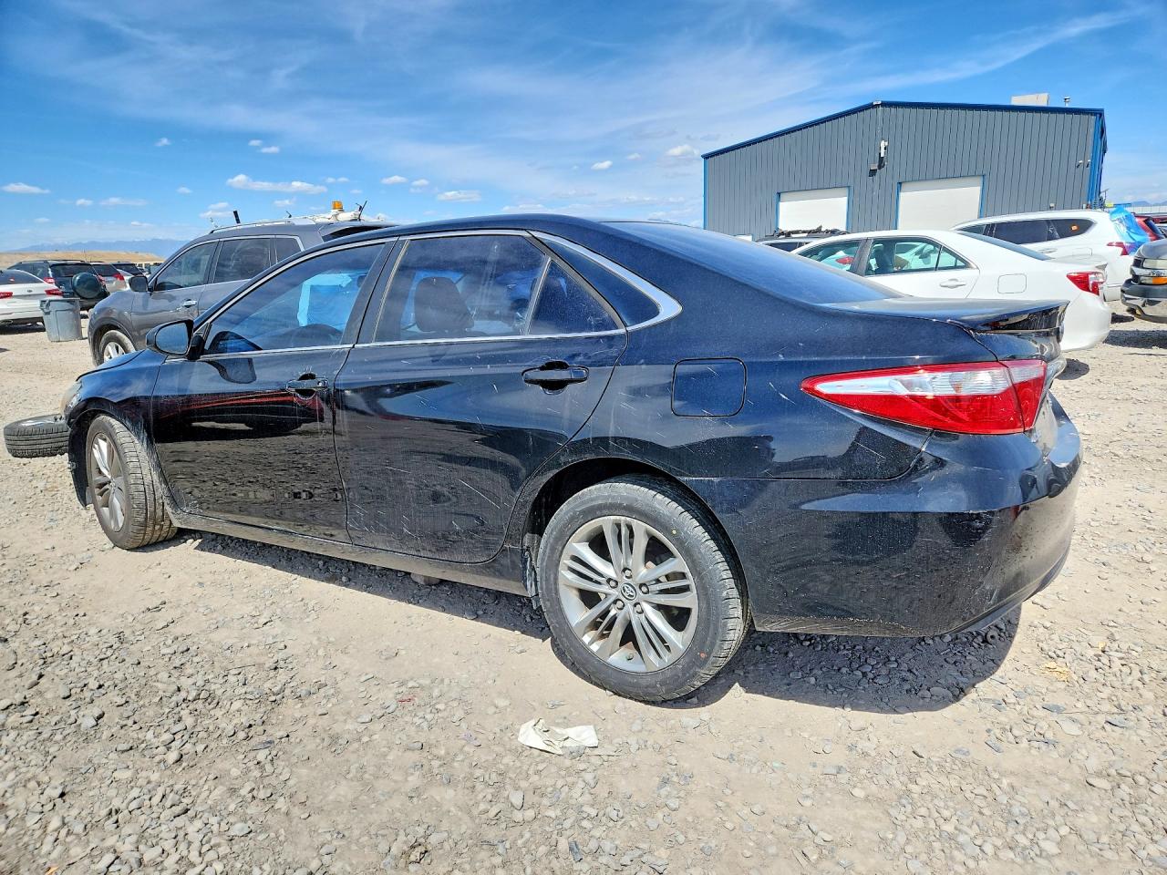 2015 Toyota Camry Se Blue vin: 4T1BF1FK7FU076737