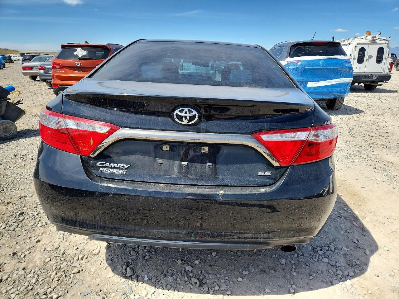 2015 Toyota Camry Se Blue vin: 4T1BF1FK7FU076737