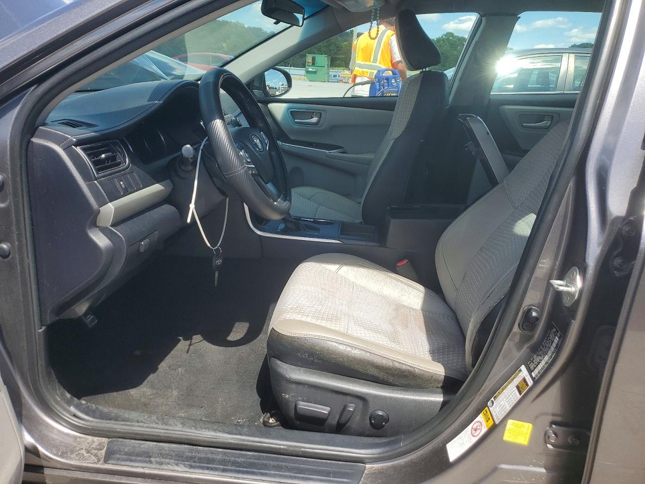2015 Toyota Camry Se Серый vin: 4T1BF1FK7FU087205