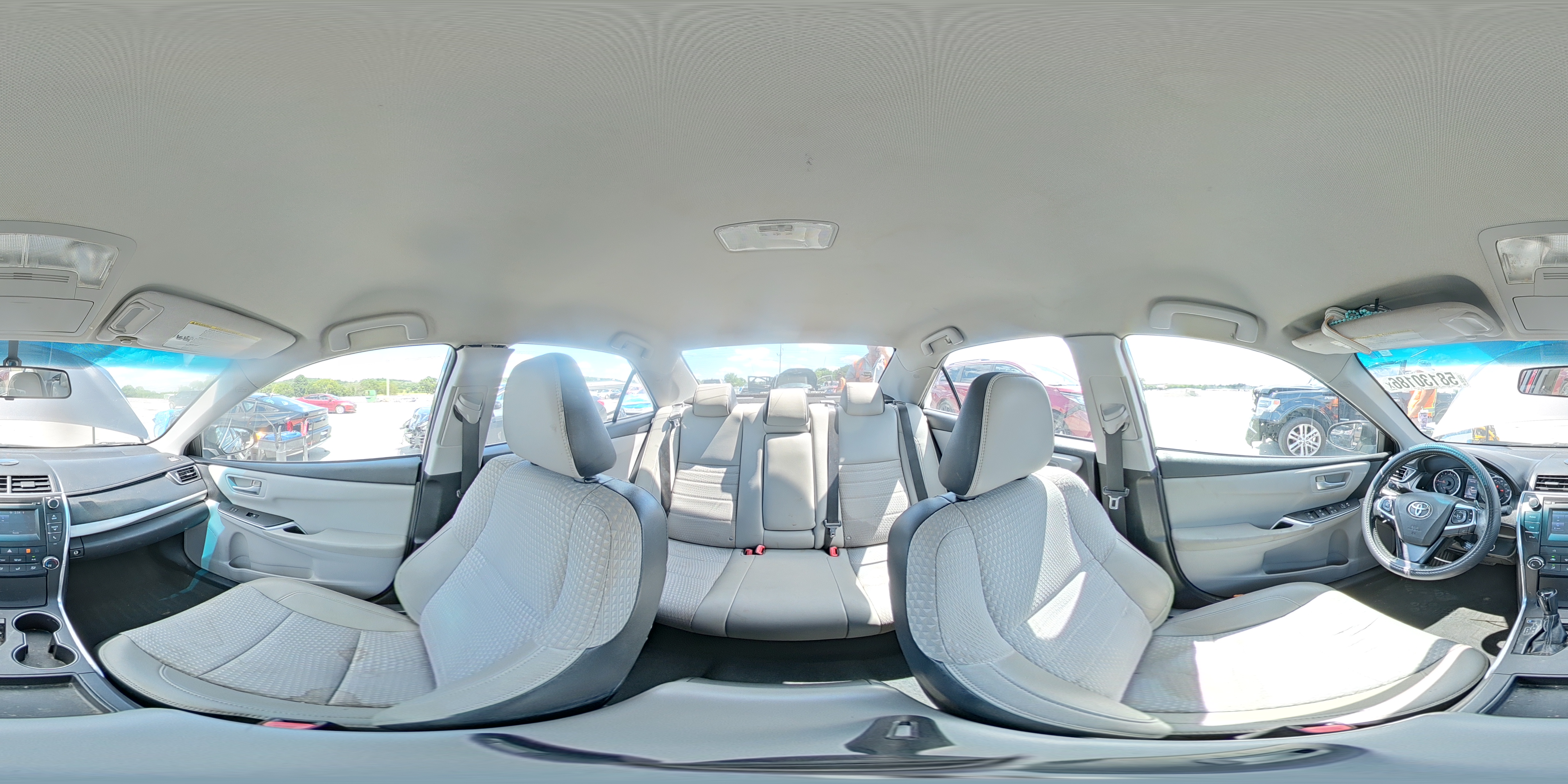 2015 Toyota Camry Se Серый vin: 4T1BF1FK7FU087205