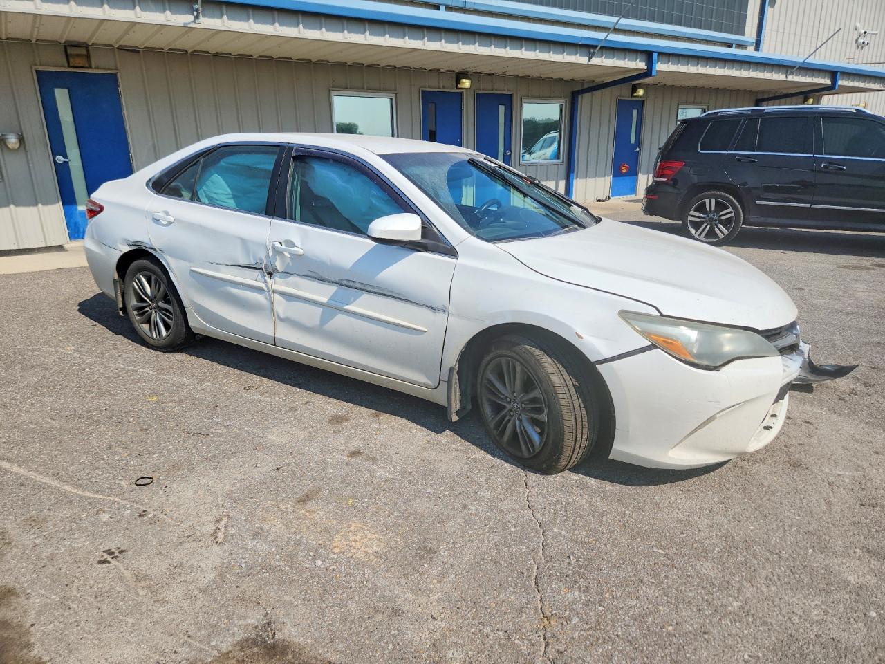 2015 Toyota Camry Se White vin: 4T1BF1FK7FU089715