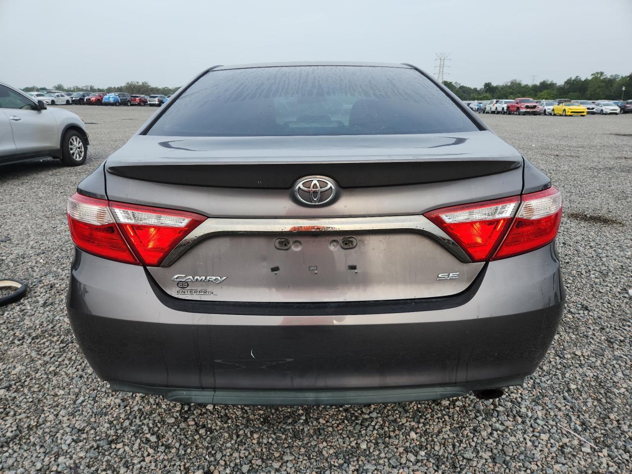 2015 Toyota Camry Se Gray vin: 4T1BF1FK7FU101250