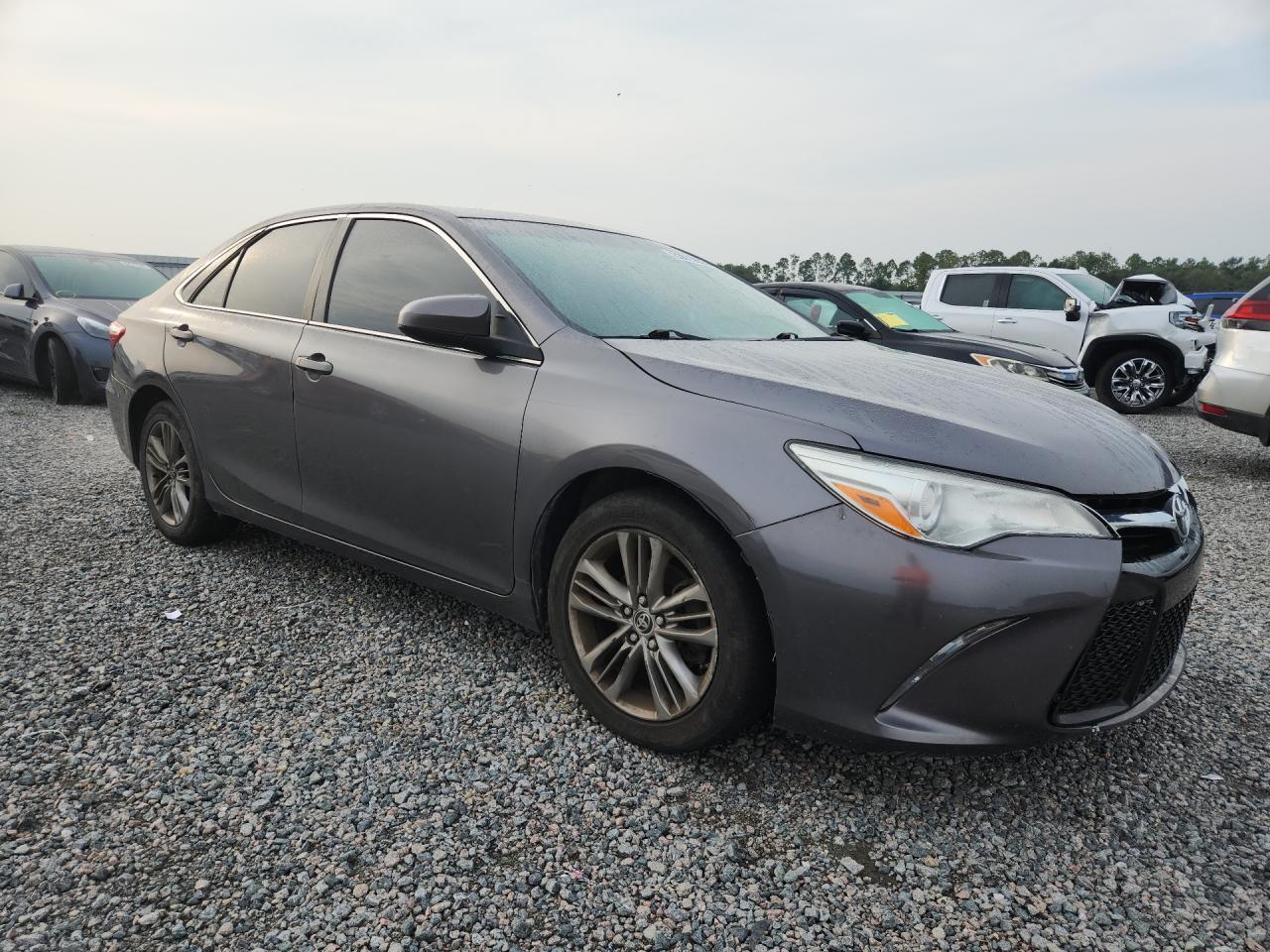 2015 Toyota Camry Se Gray vin: 4T1BF1FK7FU101250