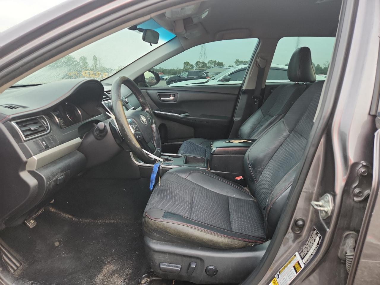 2015 Toyota Camry Se Gray vin: 4T1BF1FK7FU101250