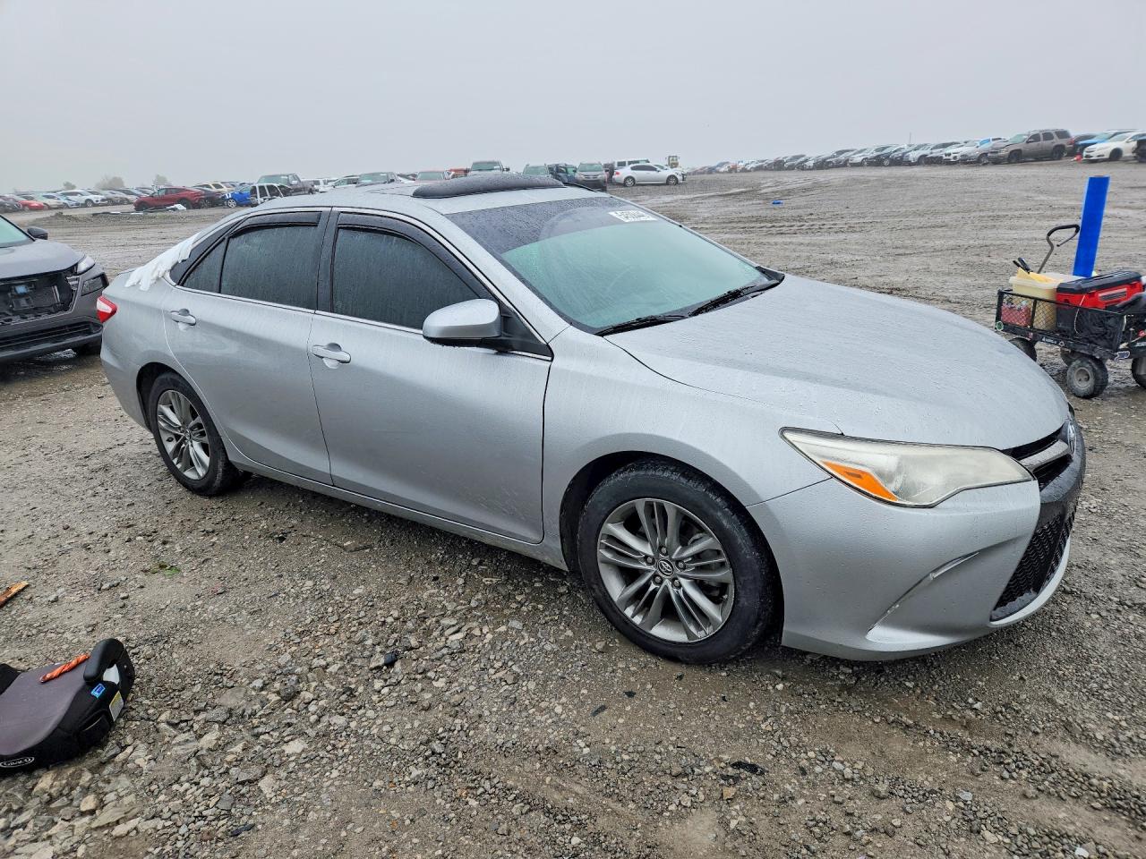 2015 Toyota Camry Se Silver vin: 4T1BF1FK7FU101314