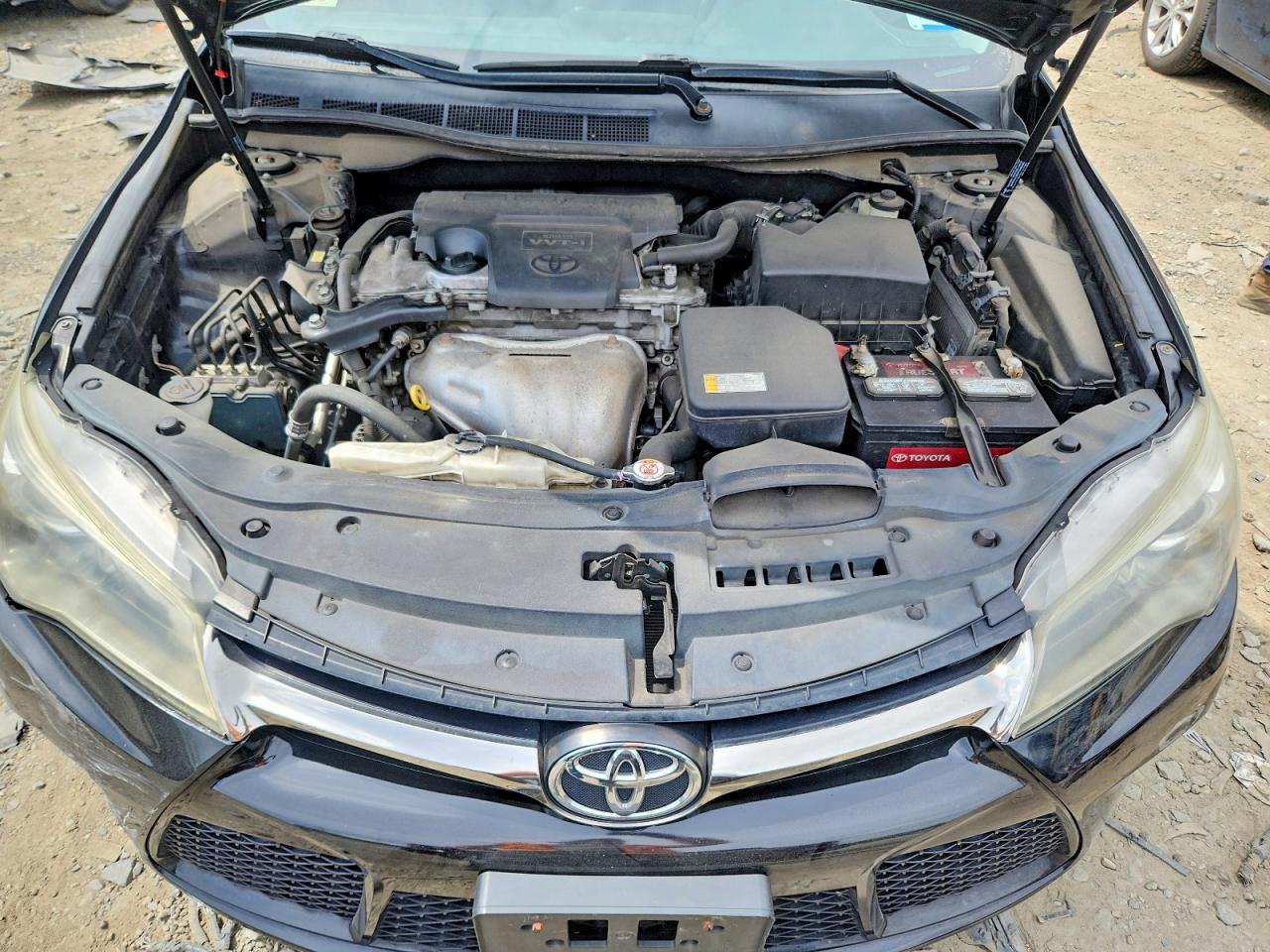 2015 Toyota Camry Se Black vin: 4T1BF1FK7FU107677