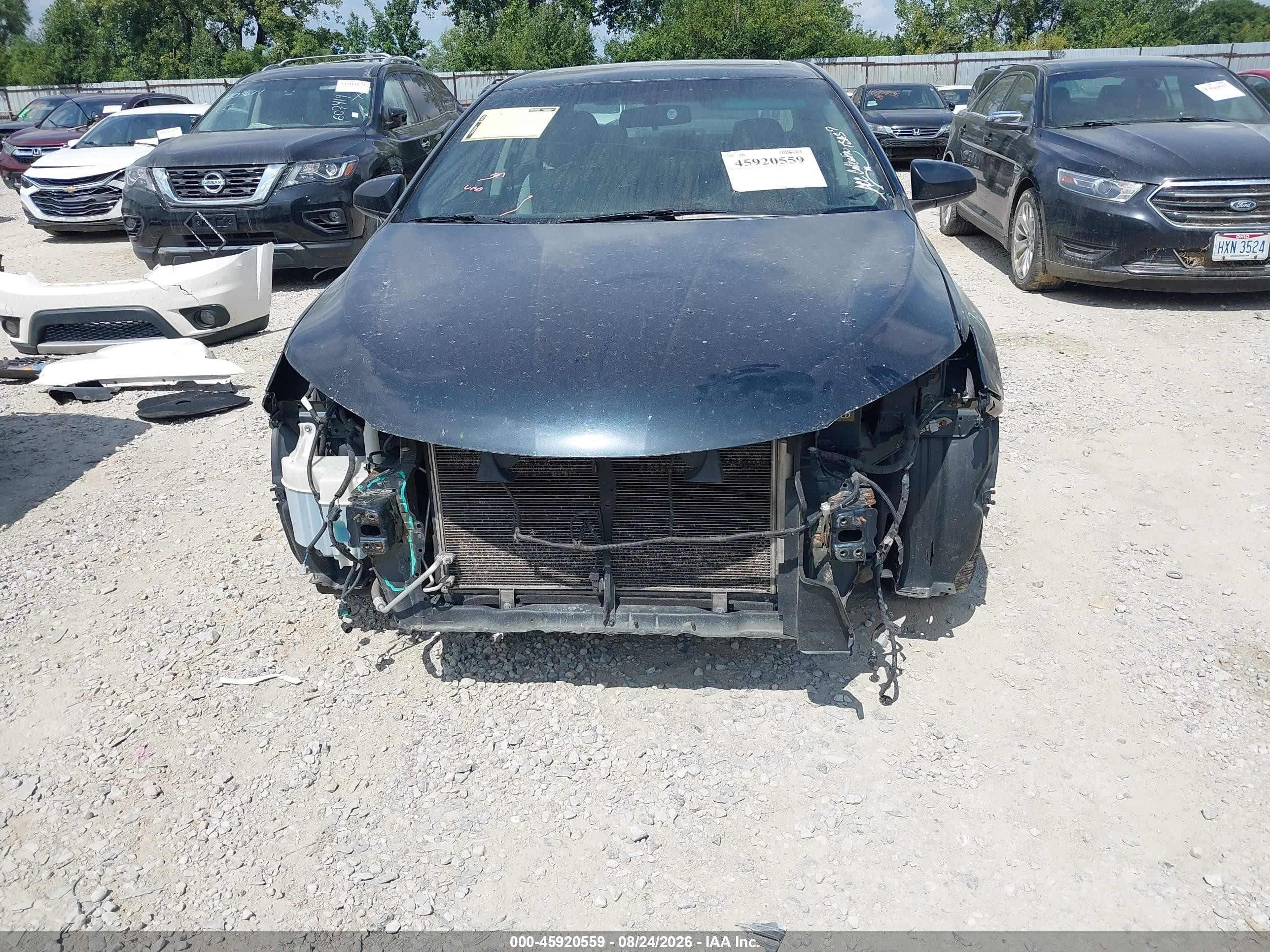 2015 Toyota Camry Se Dark Blue vin: 4T1BF1FK7FU110109
