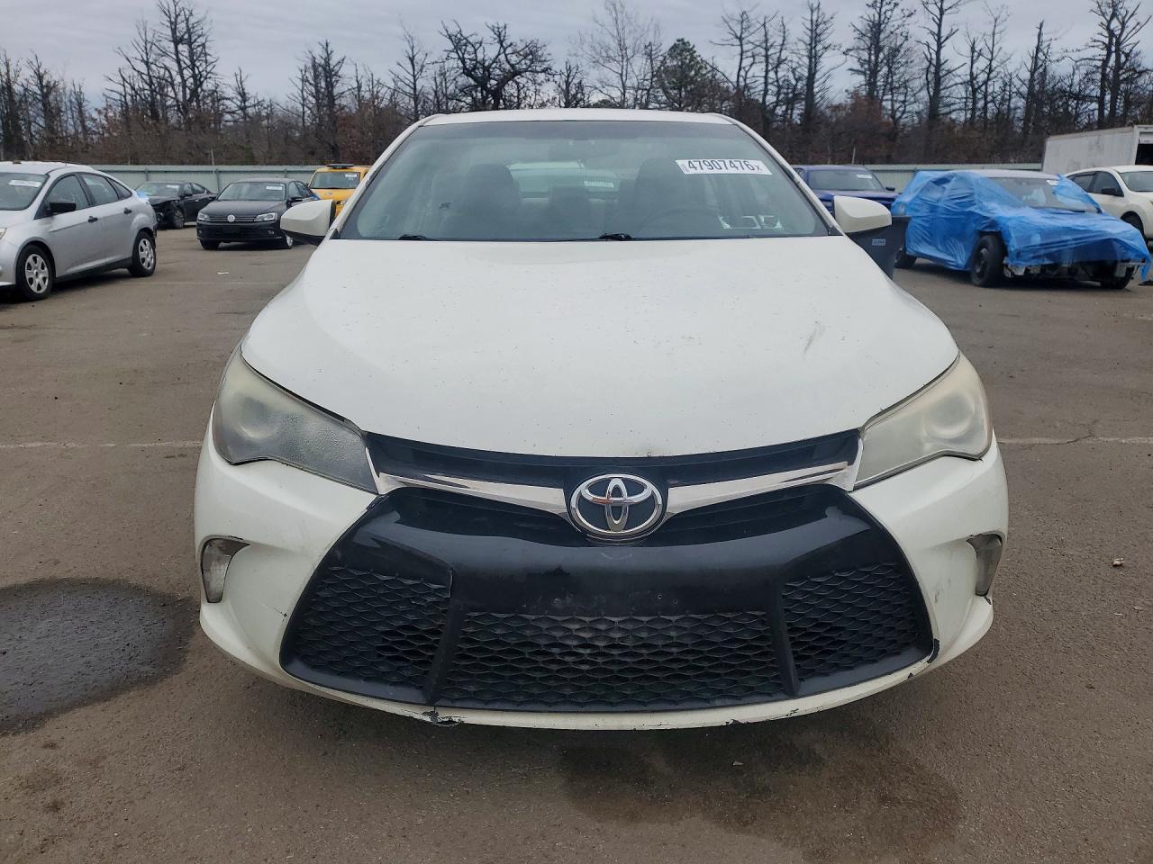 2015 Toyota Camry Se White vin: 4T1BF1FK7FU476510
