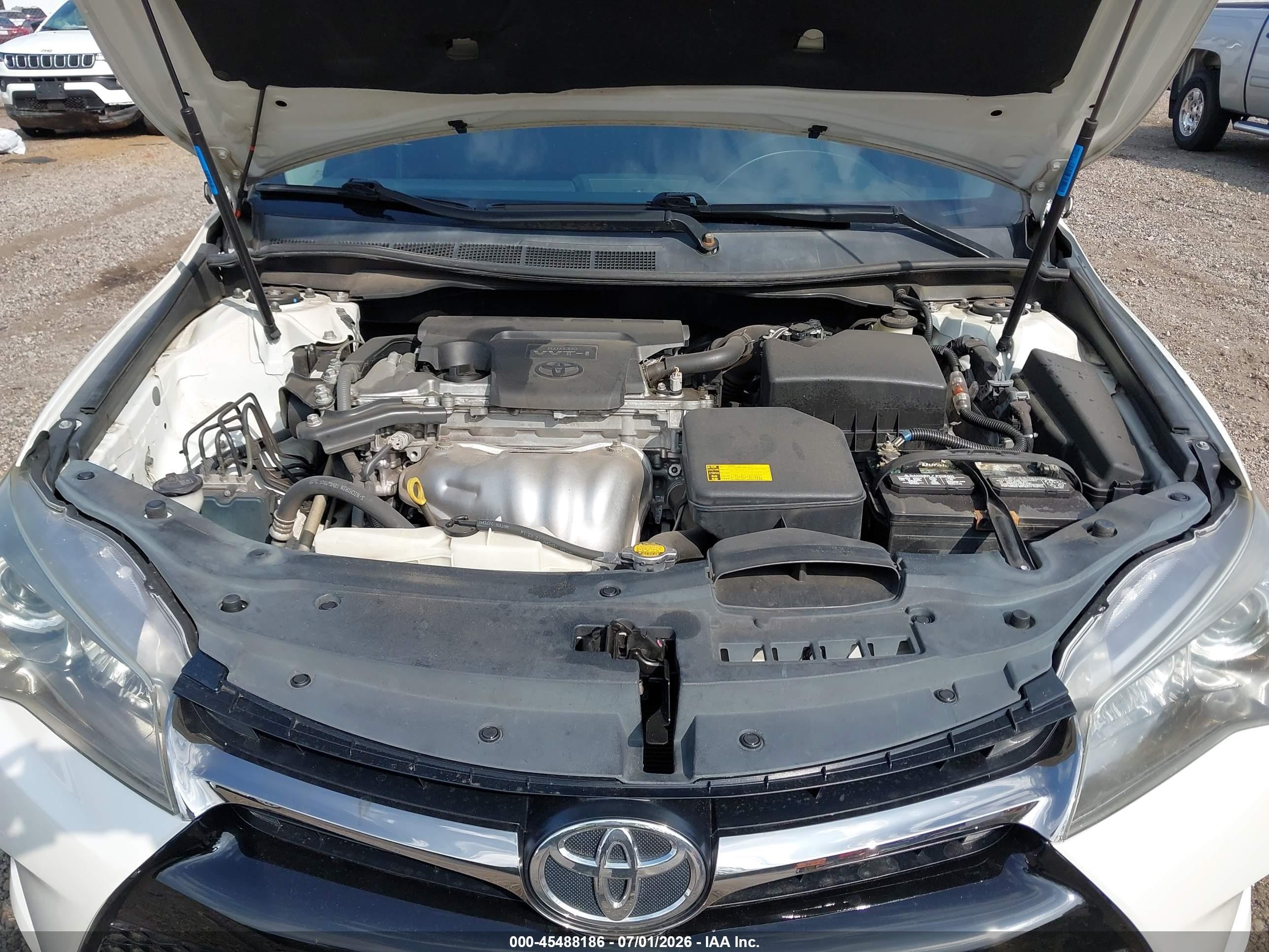 2015 Toyota Camry Se Белый vin: 4T1BF1FK7FU477995