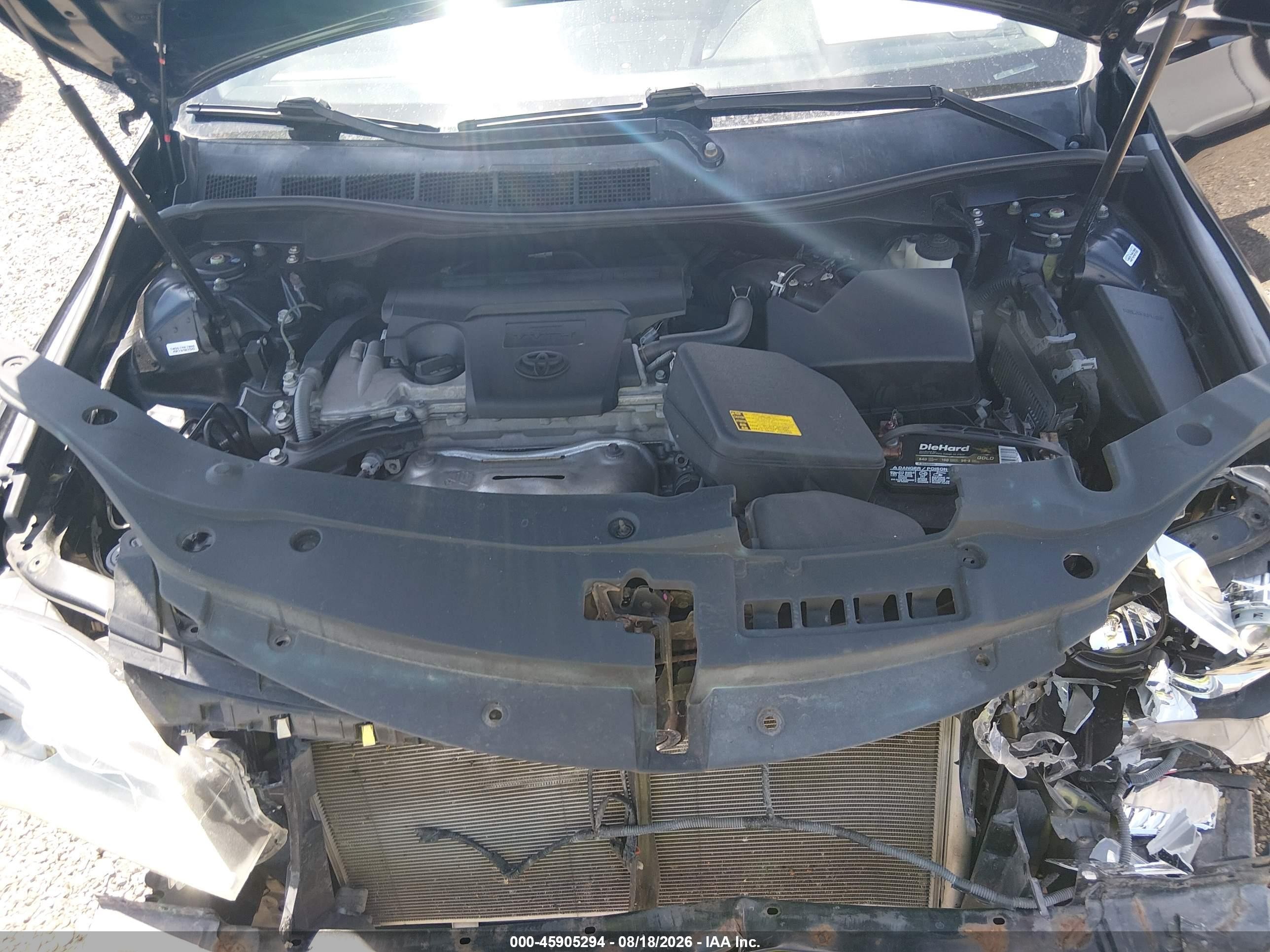 2015 Toyota Camry Se Черный vin: 4T1BF1FK7FU483828