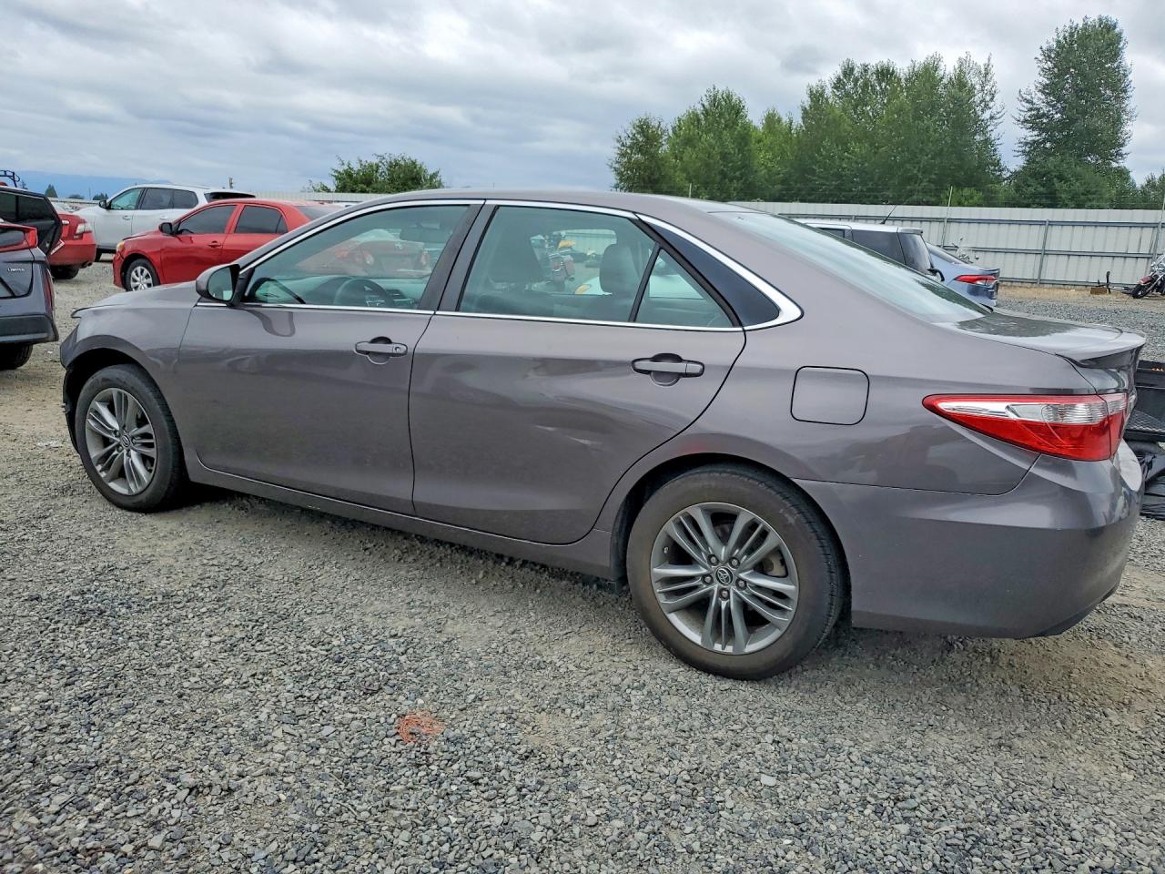 2015 Toyota Camry Se Gray vin: 4T1BF1FK7FU487782