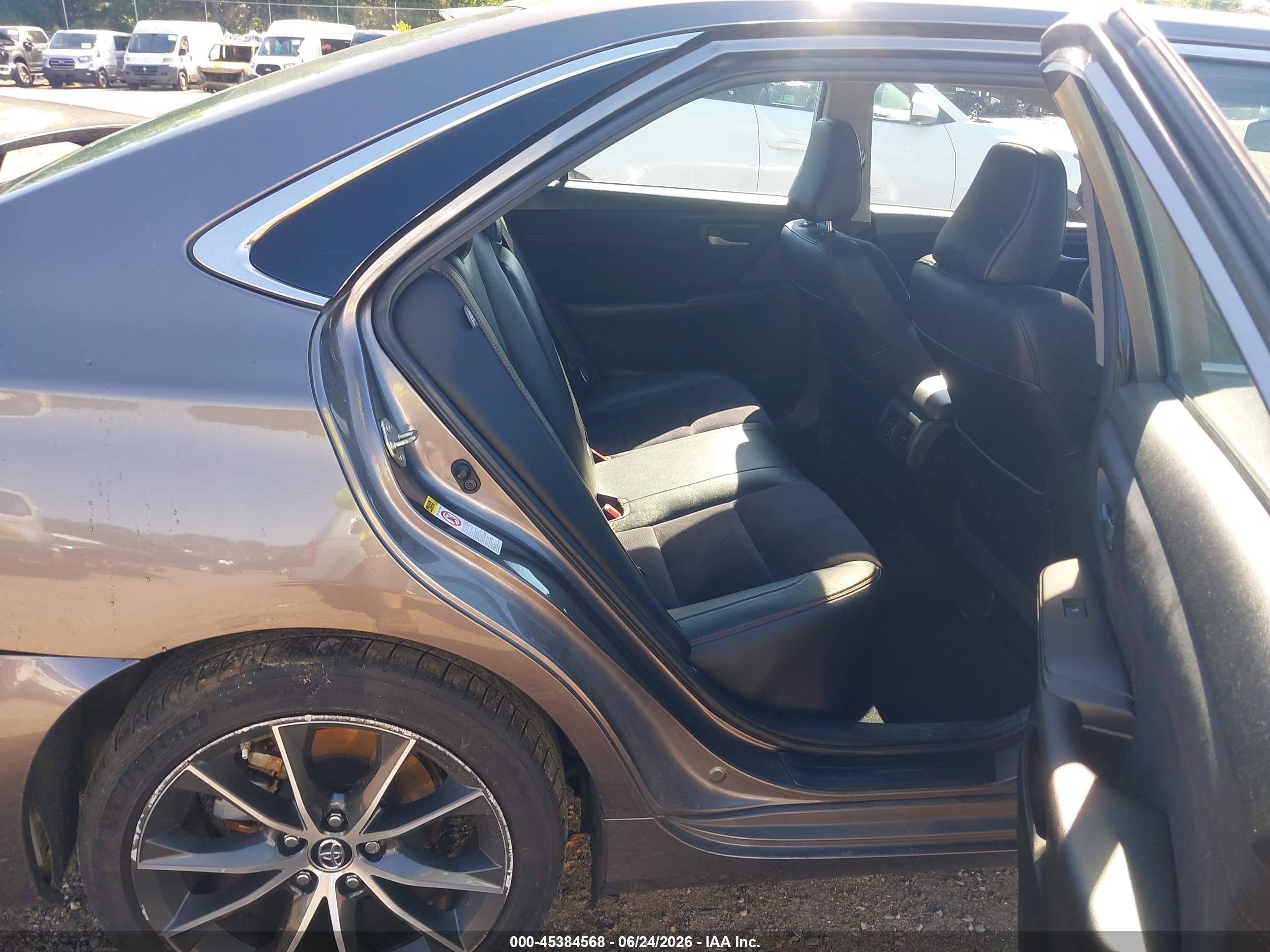 2015 Toyota Camry Xse Gray vin: 4T1BF1FK7FU491766